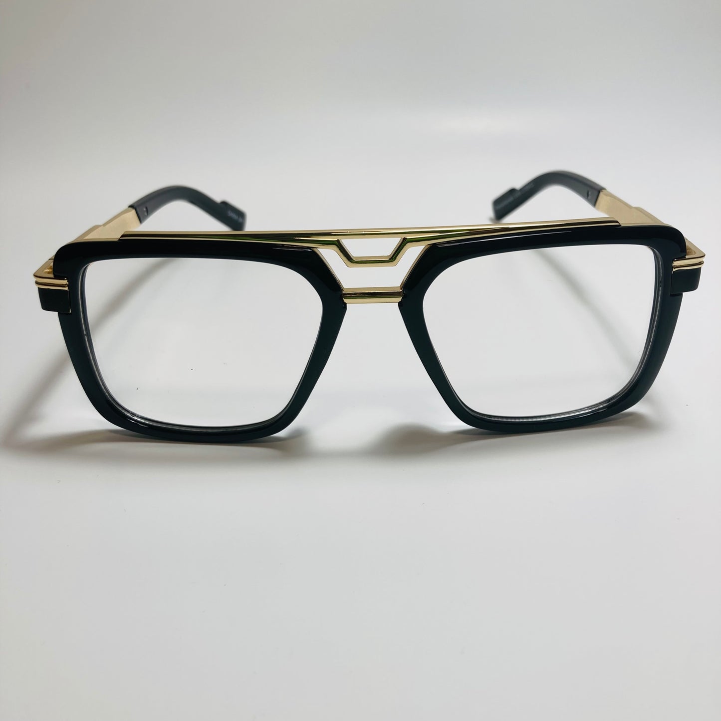 mens and womens black and gold gazelle glasses