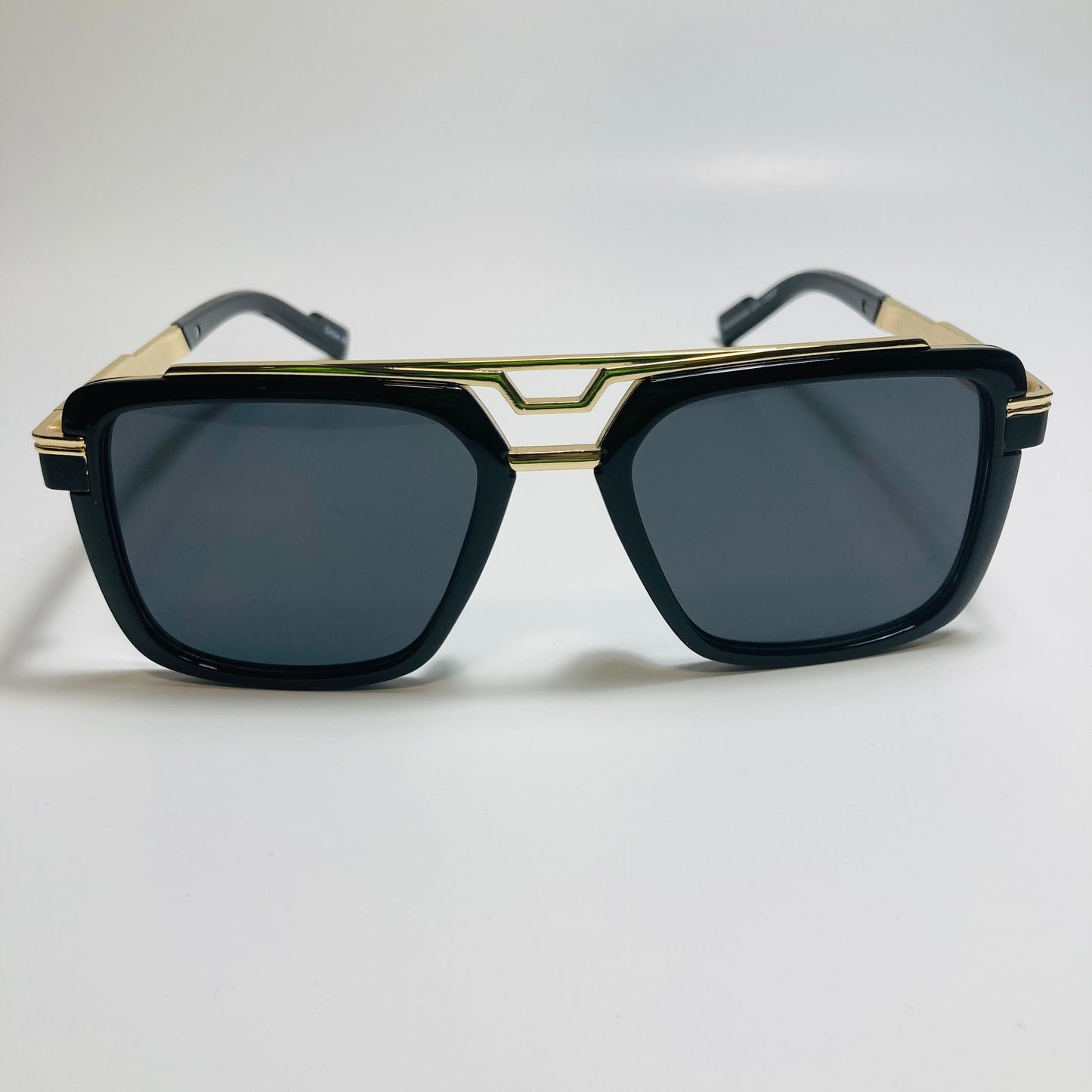 mens and womens black and gold gazelle sunglasses