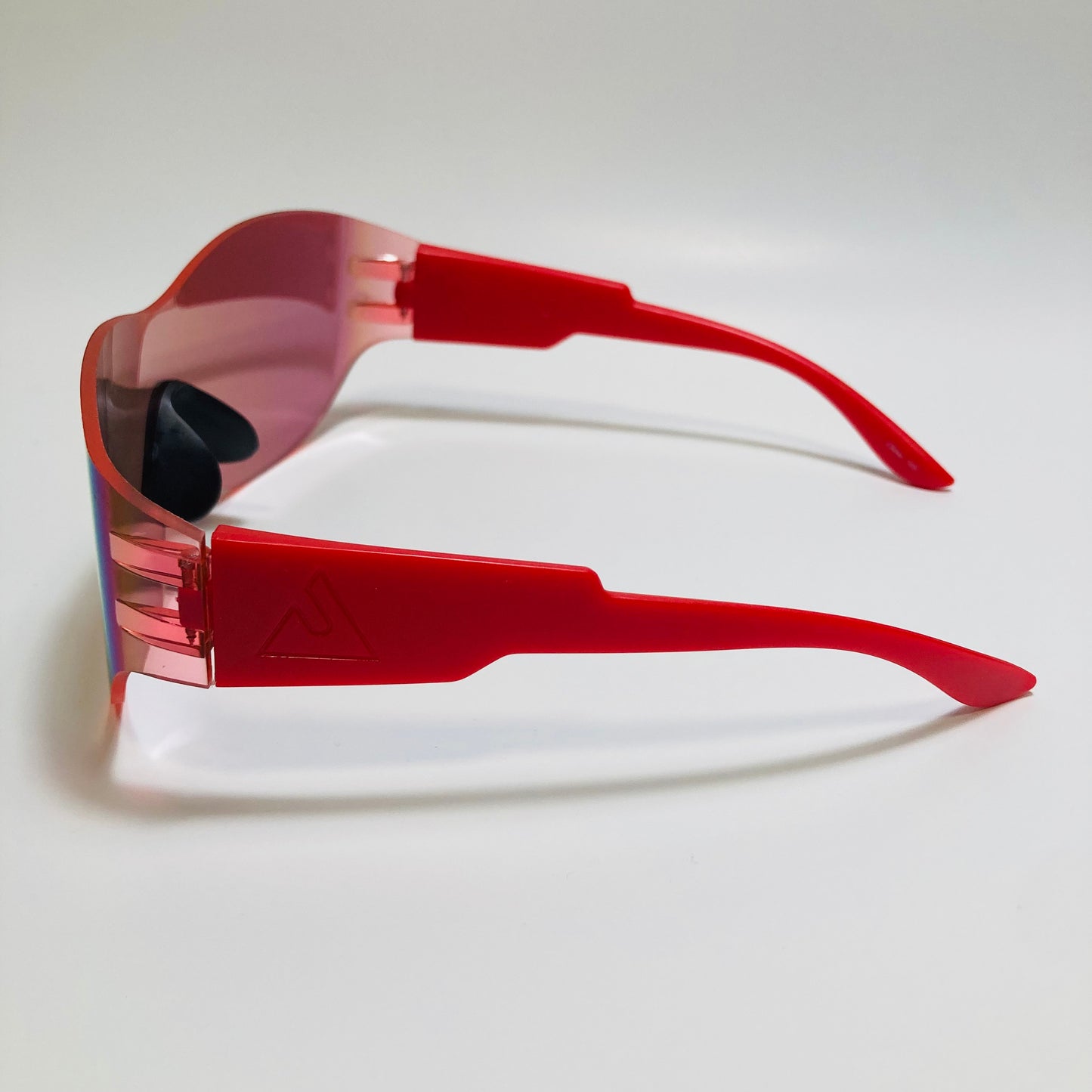 mens and womens mirrored red yellow and orange running sunglasses