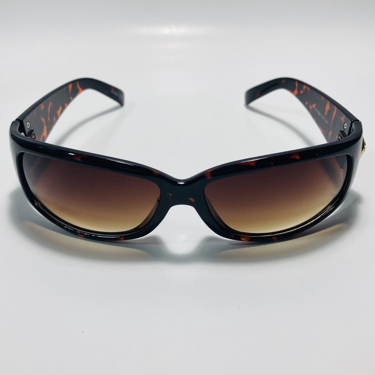 brown womens and mens wrap around sunglasses