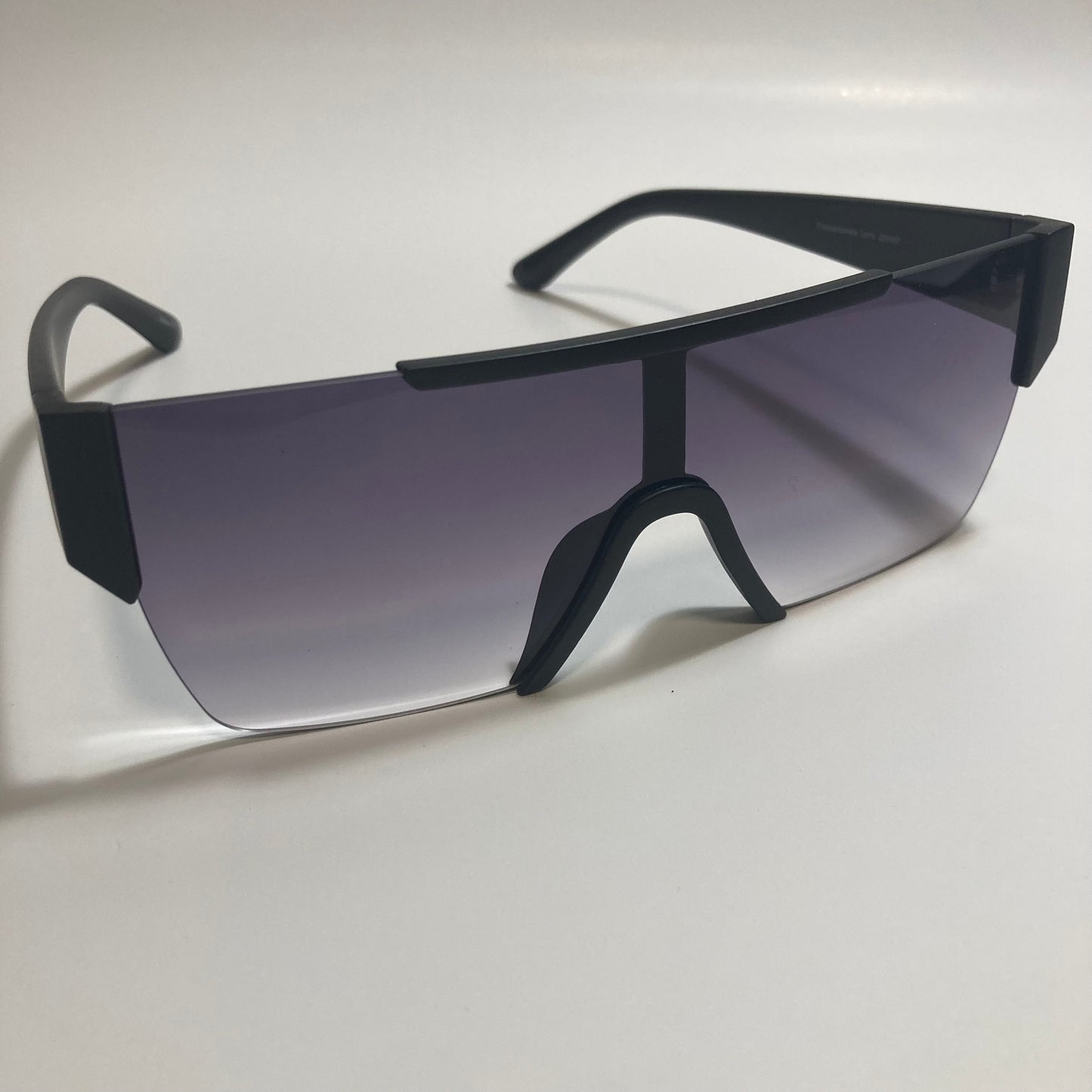 womens and mens black half rim square sunglasses womens and mens black half rim square sunglasses