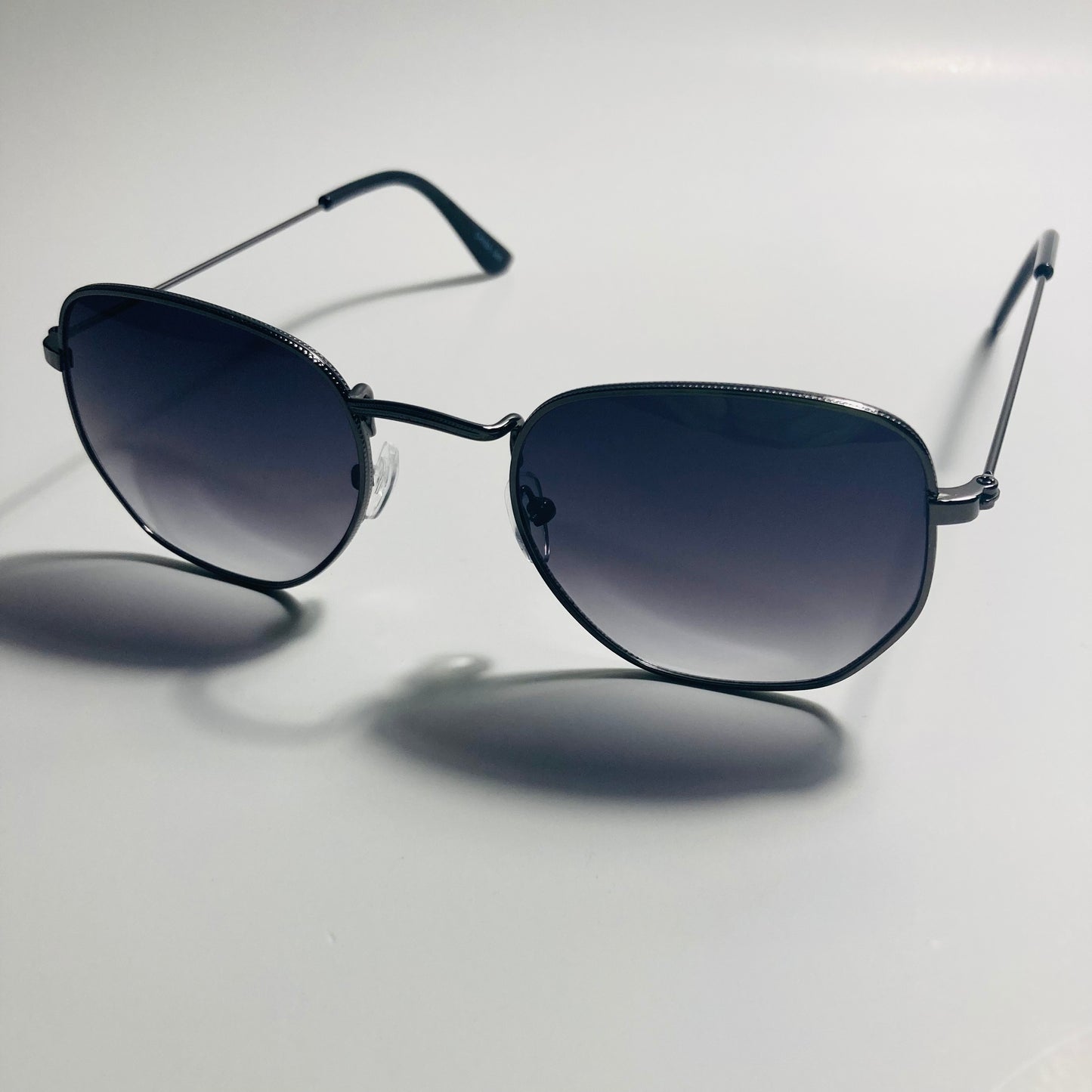mens and womens black square sunglasses