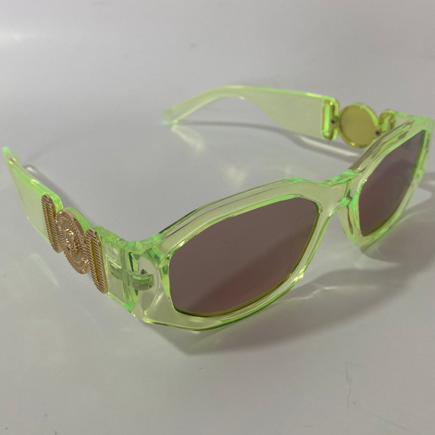 mens and womens green biggie sunglasses