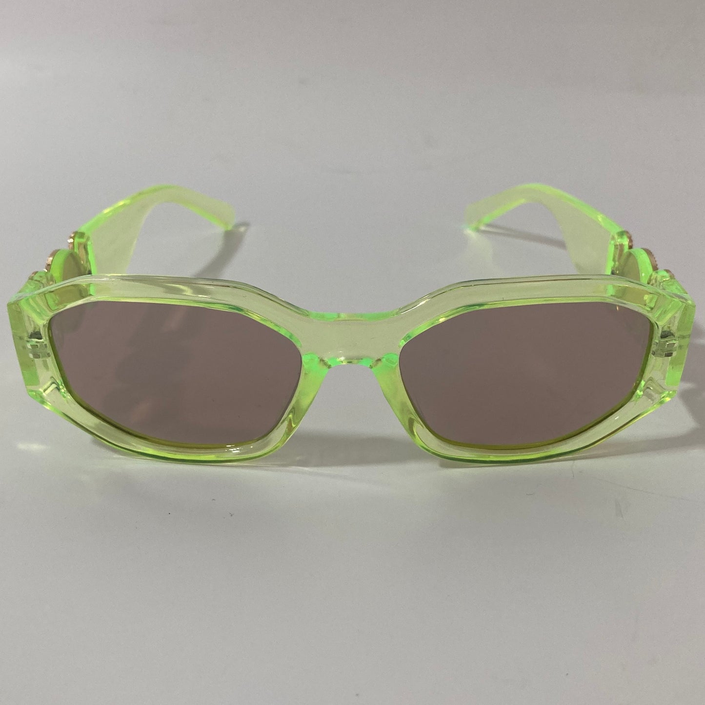 mens and womens green biggie sunglasses