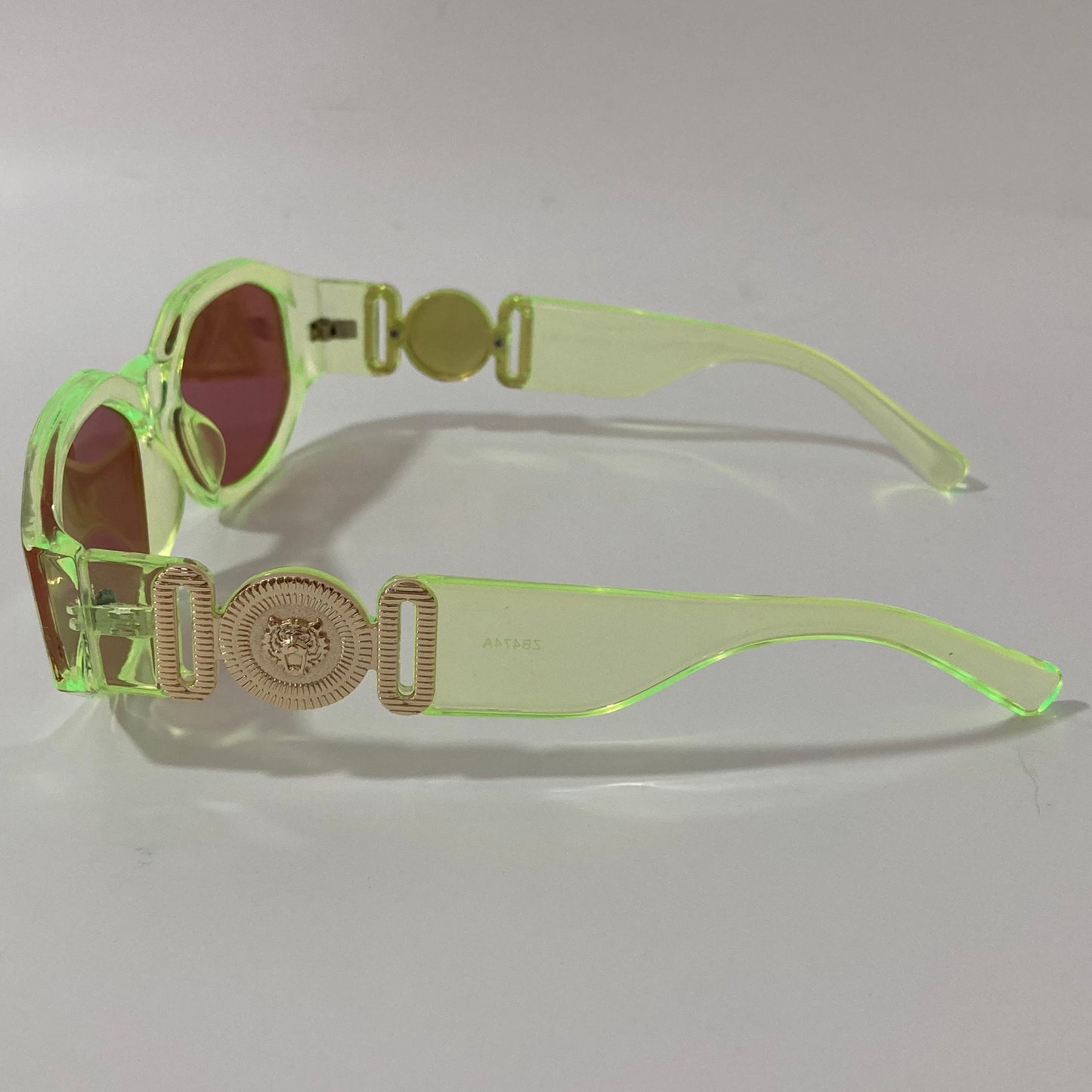 mens and womens green biggie sunglasses