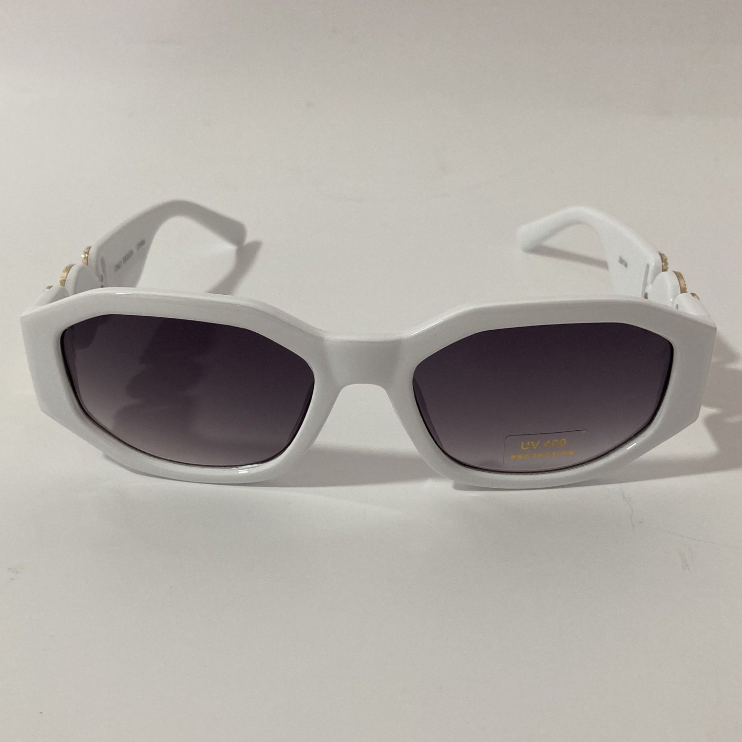 mens and womens white and black biggie sunglasses