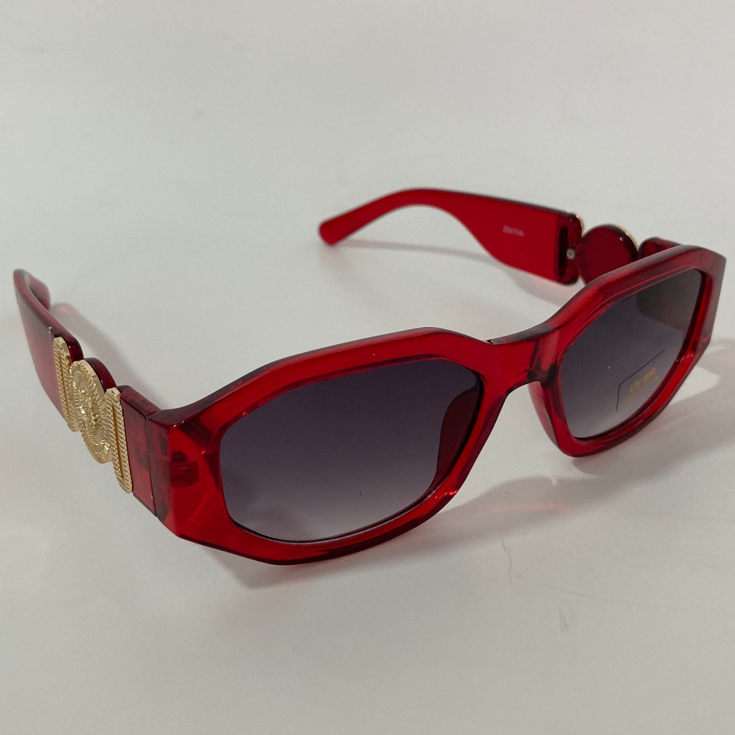 mens and womens red and black biggie sunglasses