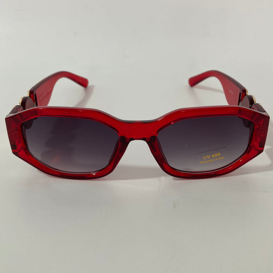 mens and womens red and black biggie sunglasses
