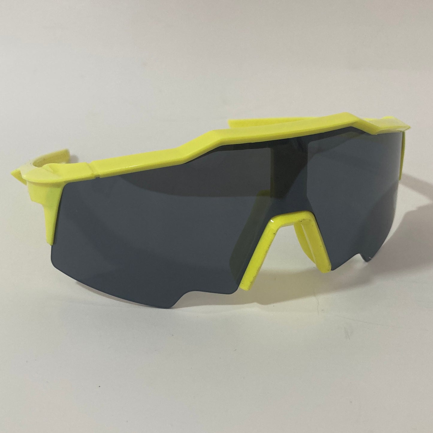 mens yellow shield wrap around sunglasses