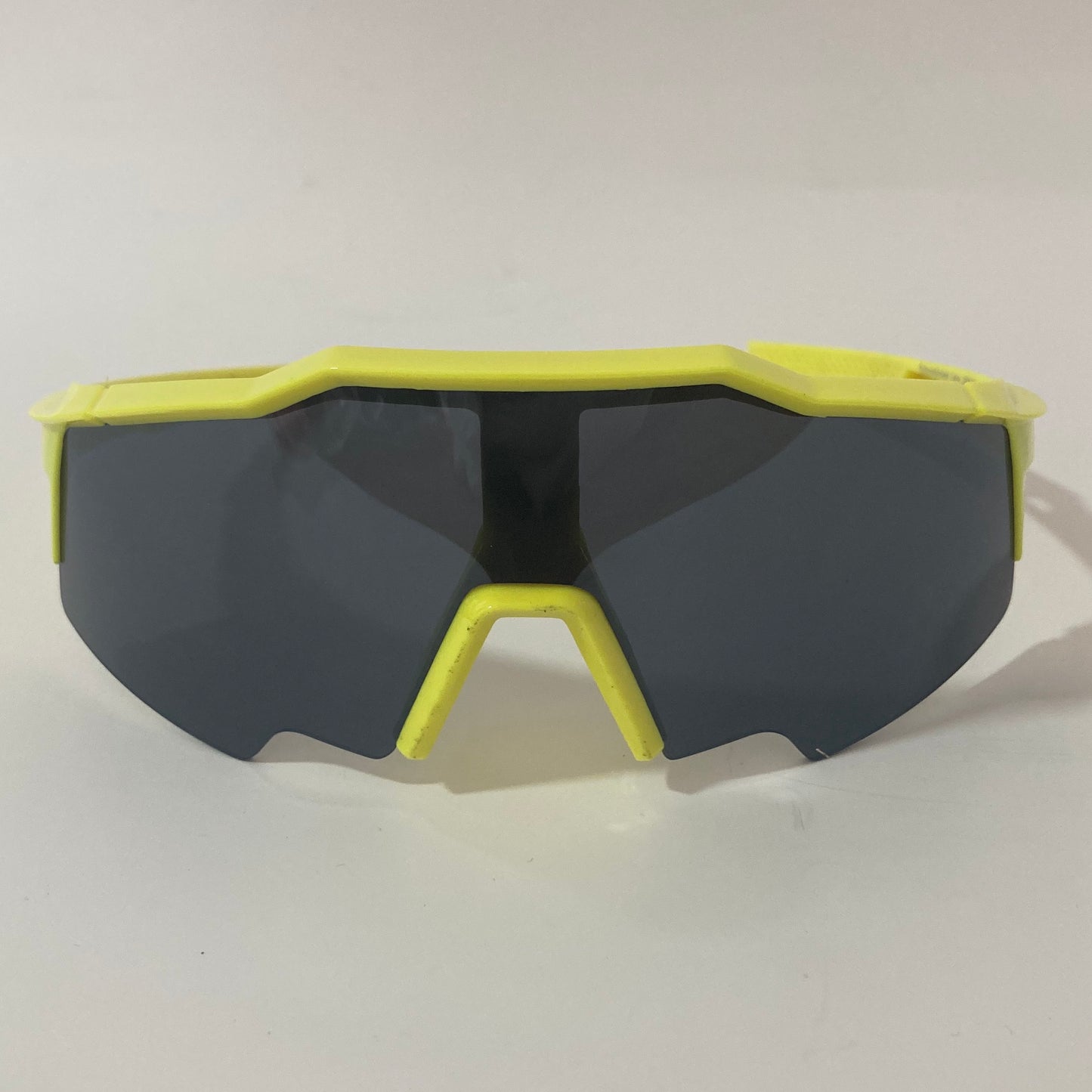 mens yellow shield wrap around sunglasses