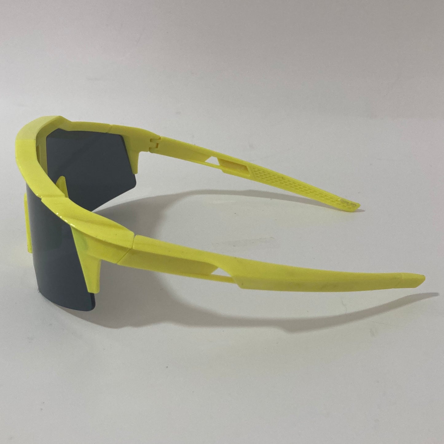 mens yellow shield wrap around sunglasses