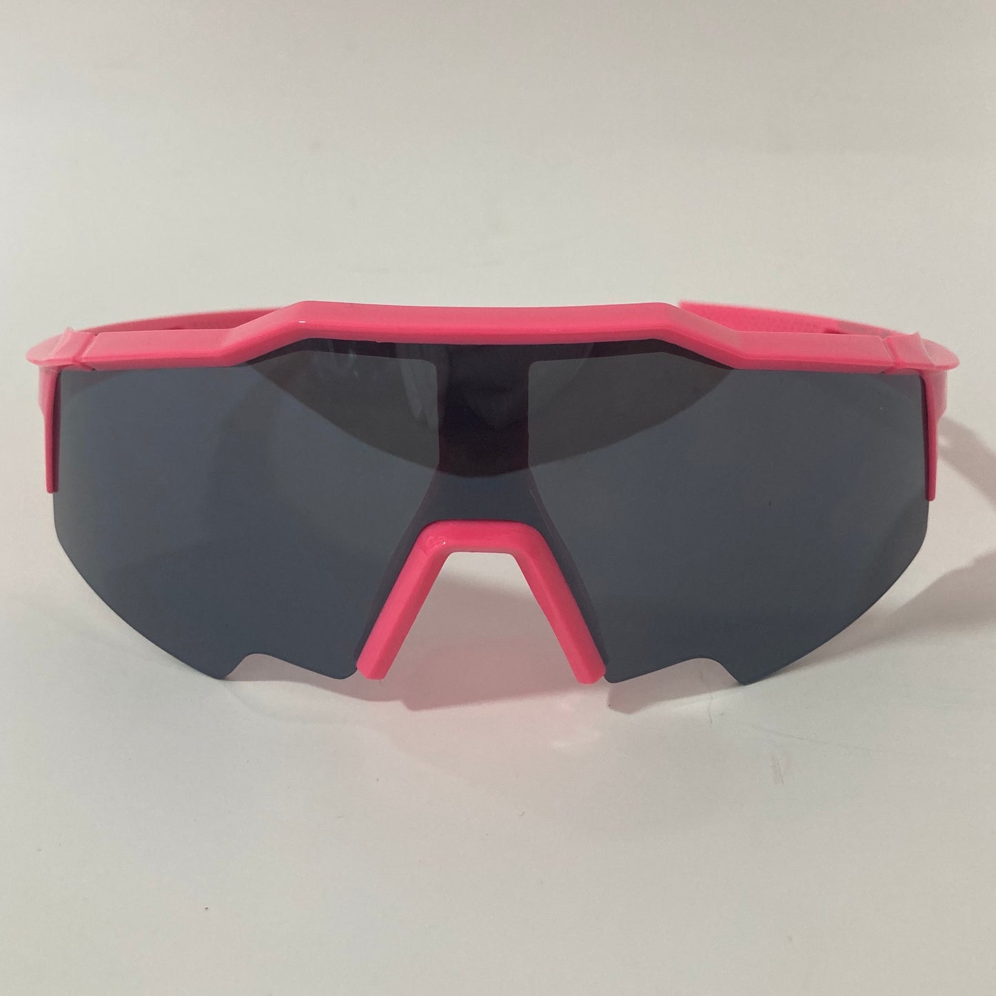 mens pink and black shield wrap around sunglasses
