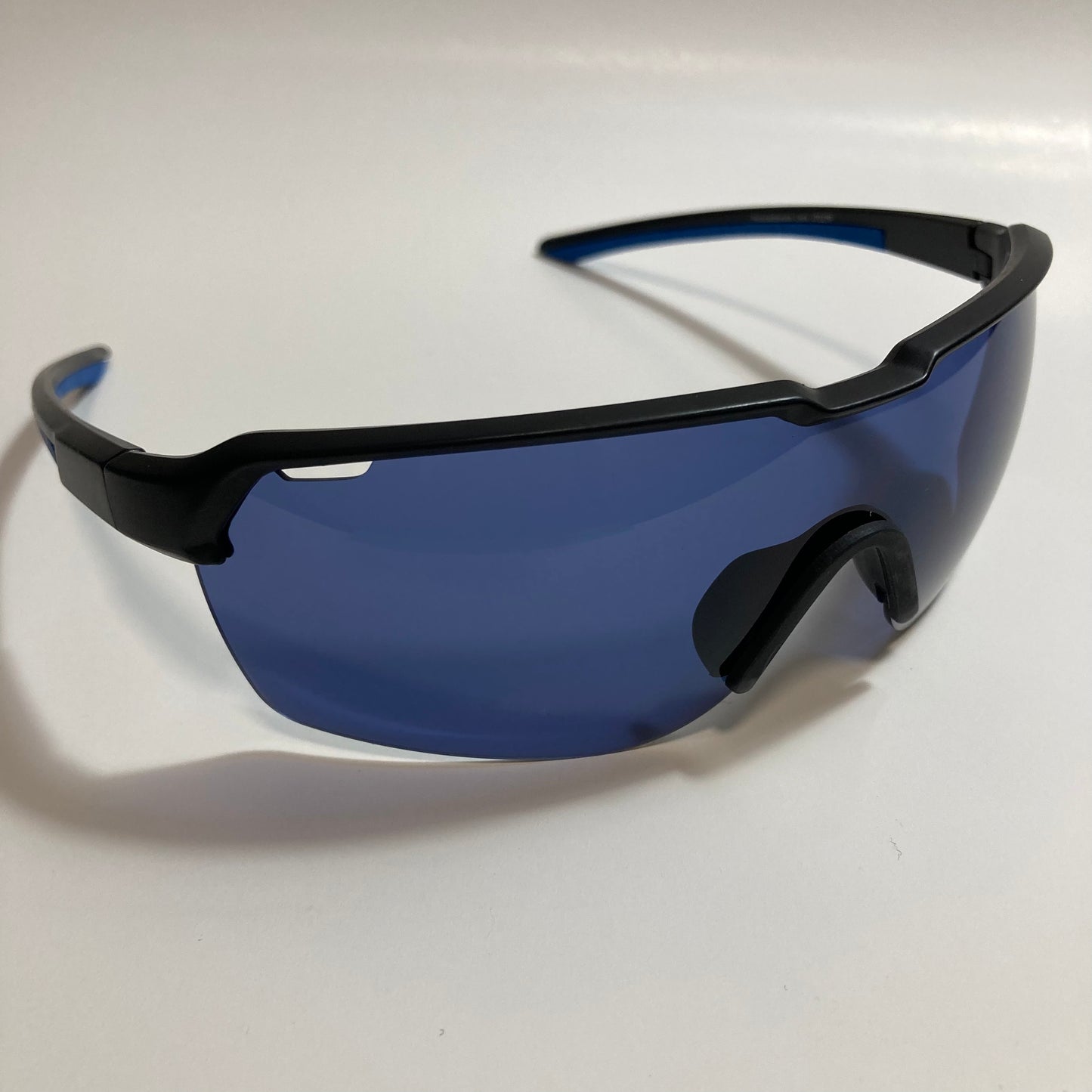 mens blue and black baseball sunglasses