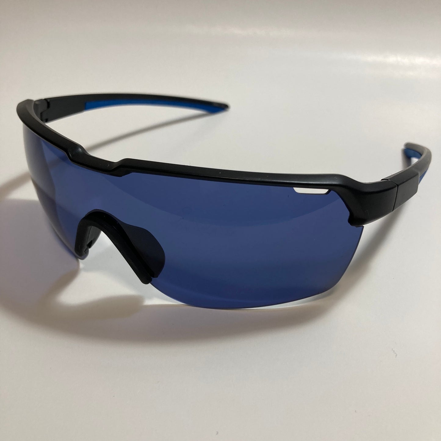 mens blue and black baseball sunglasses