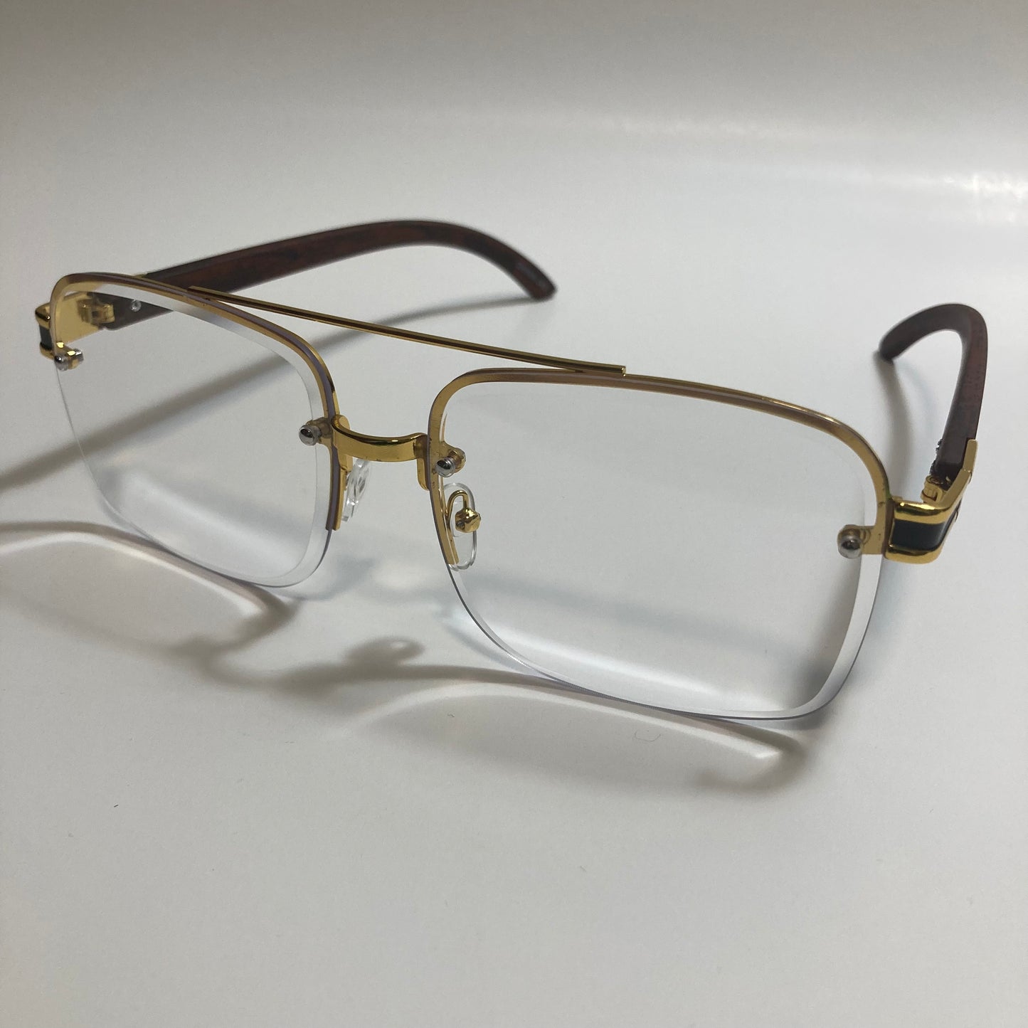 gold dahmer glasses