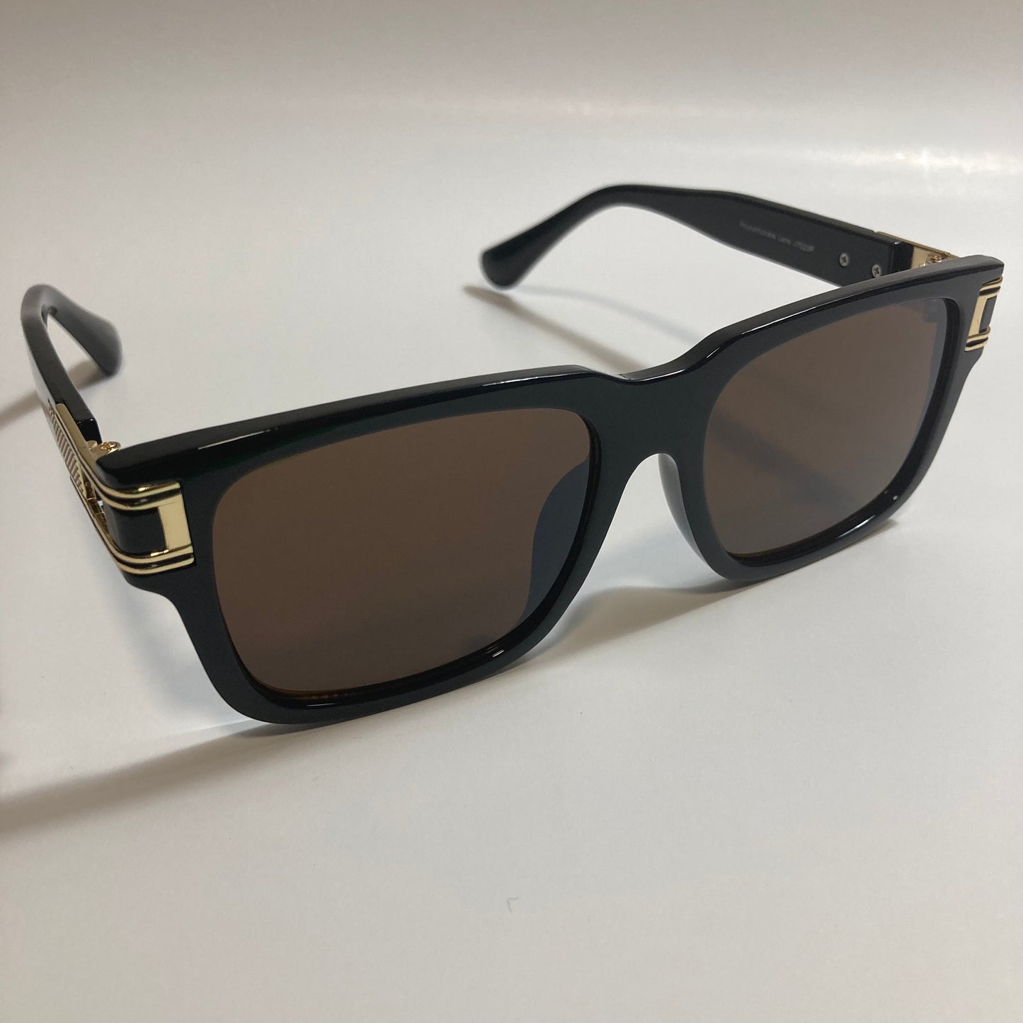 mens and womens brown square gazelle sunglasses