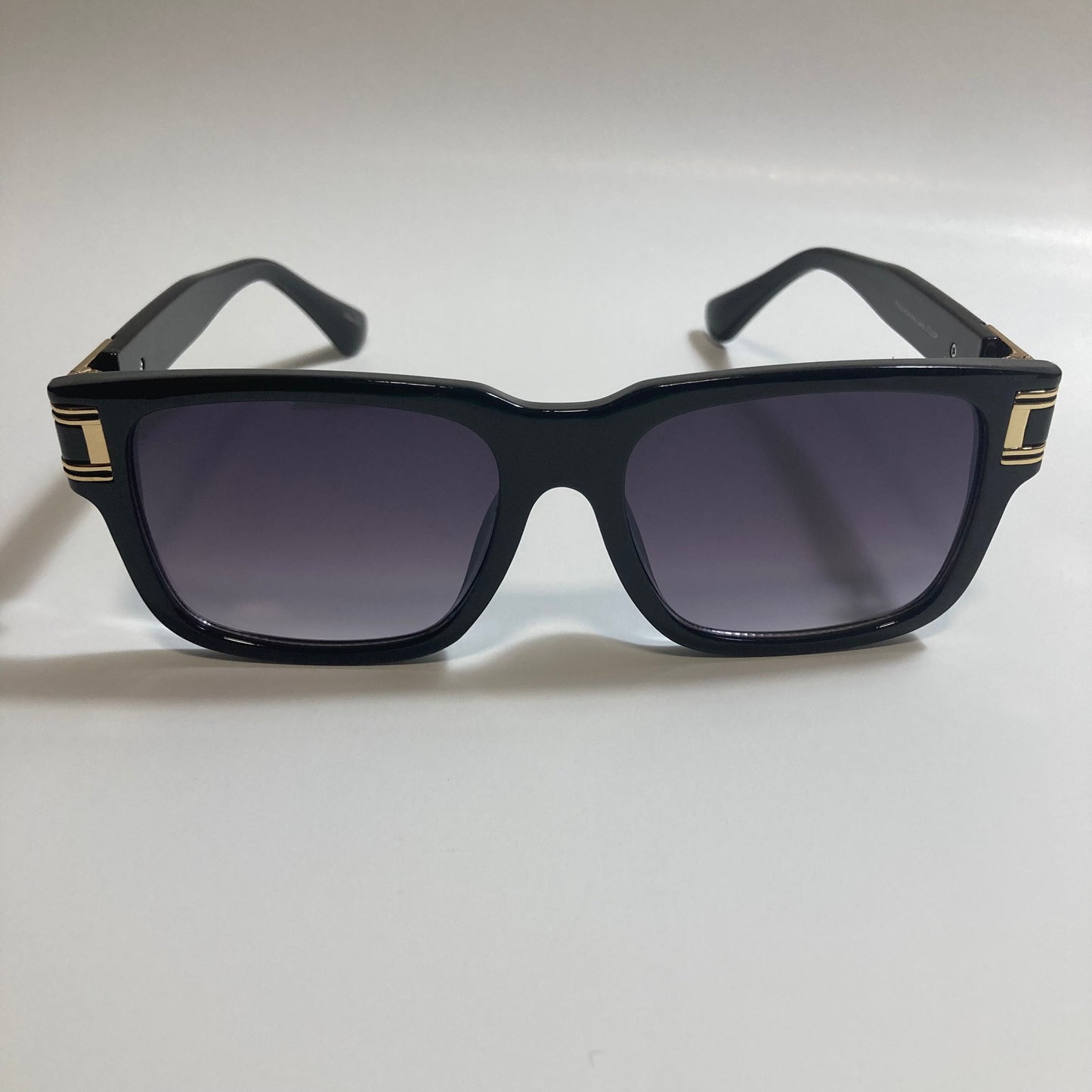 mens and womens black square gazelle sunglasses