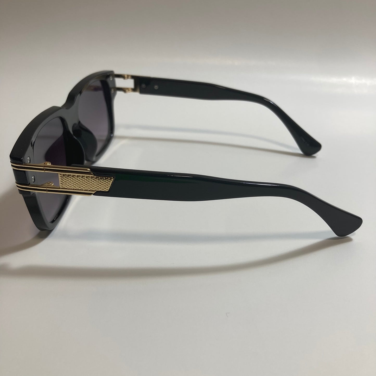 mens and womens black square gazelle sunglasses