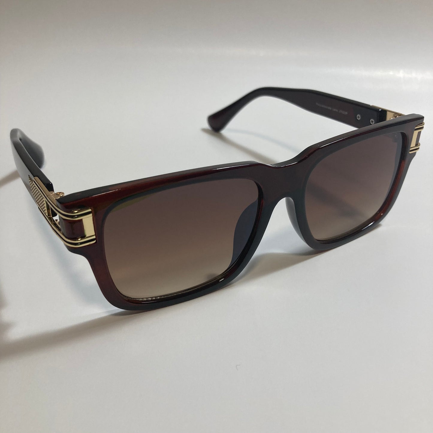 mens and womens brown square gazelle sunglasses