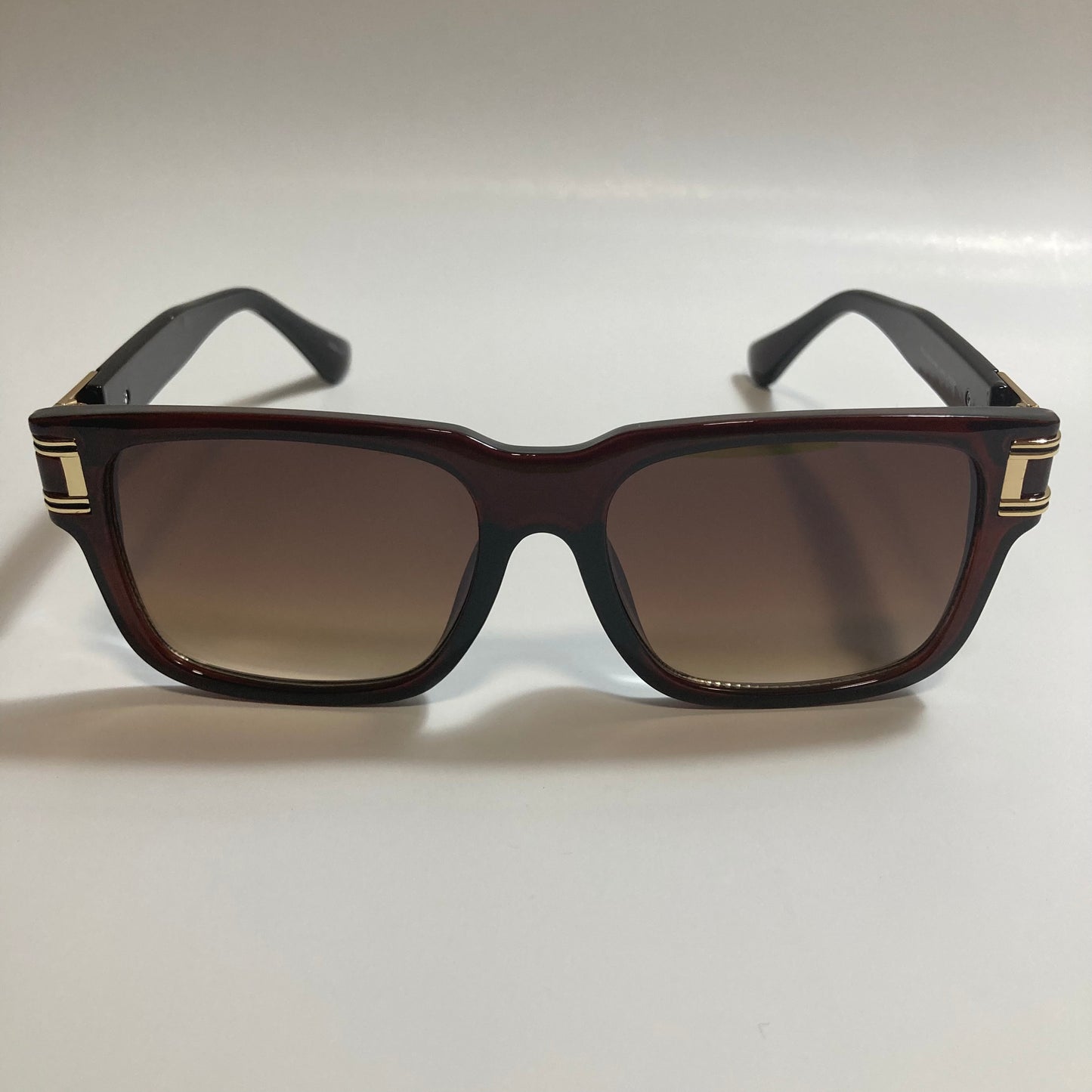 mens and womens brown square gazelle sunglasses