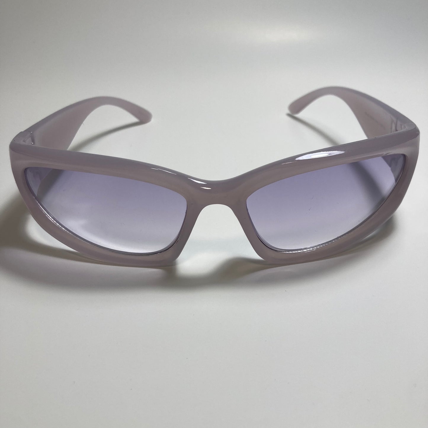 mens and womens purple wrap around sunglasses