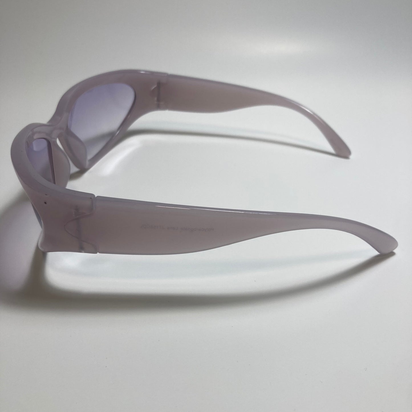 mens and womens purple wrap around sunglasses