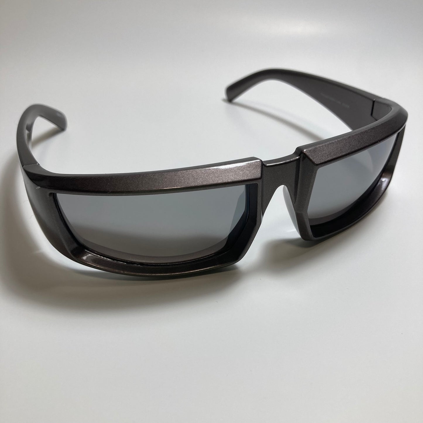 mens and womens brown wrap around sunglasses