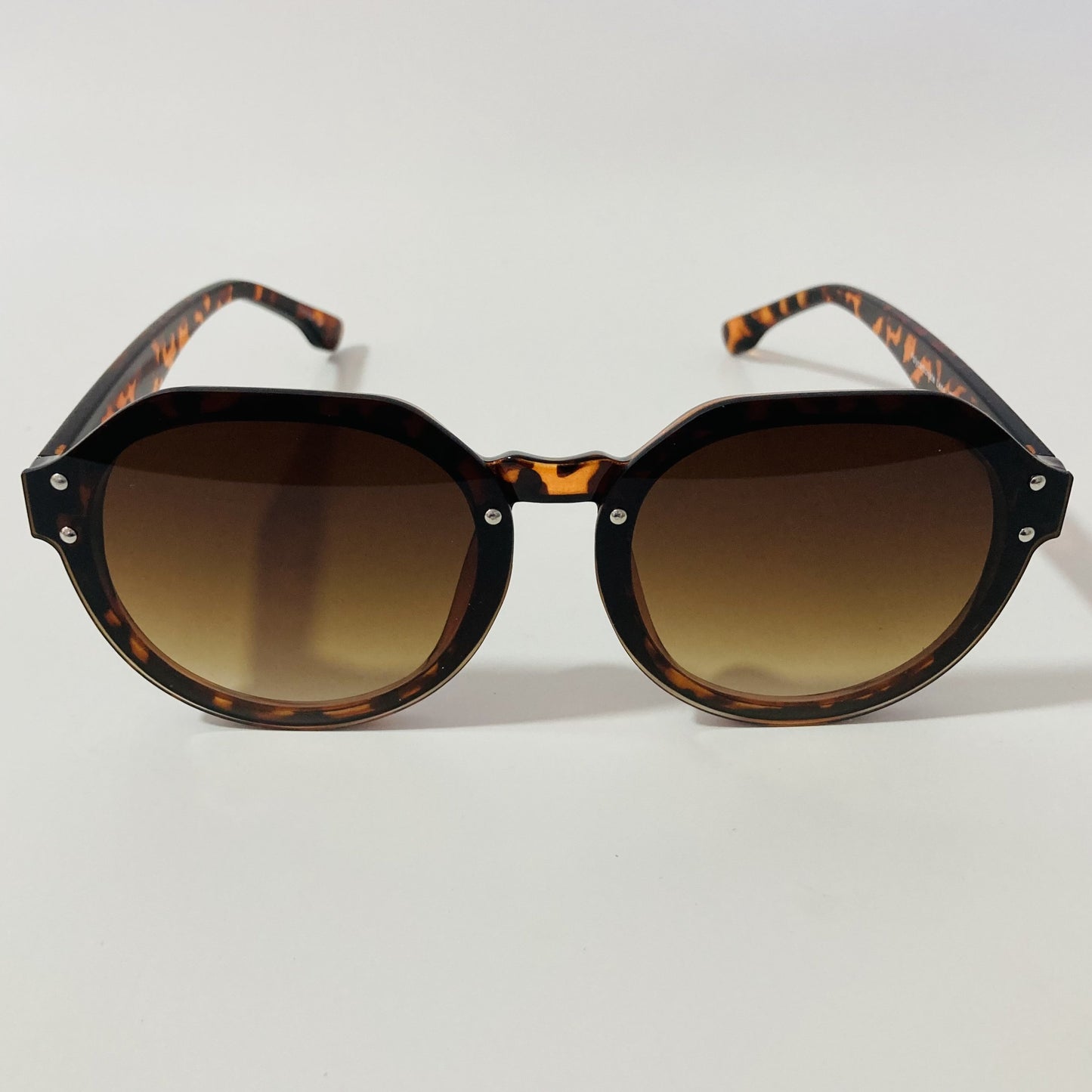 womens brown round sunglasses
