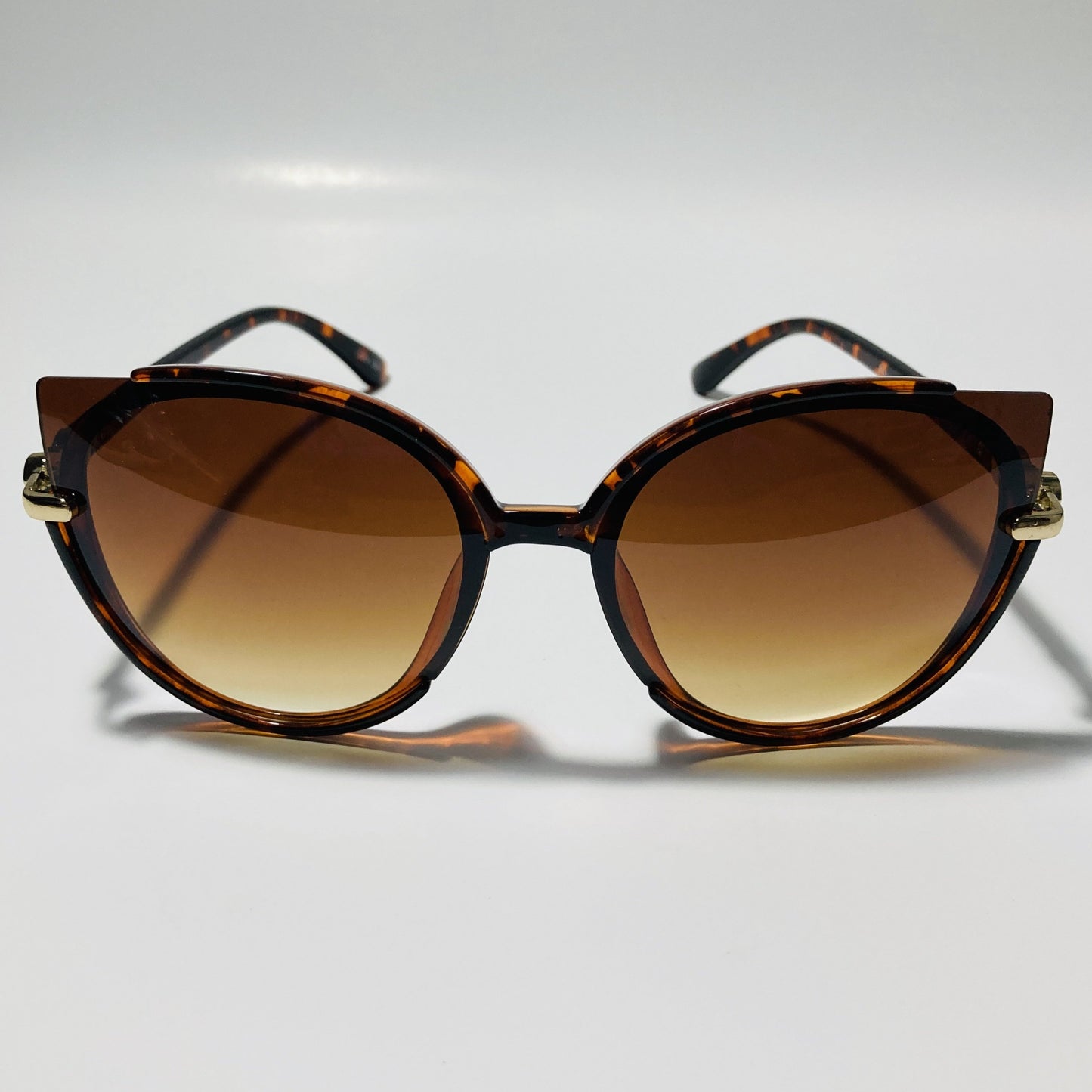Womens brown cat eye sunglasses