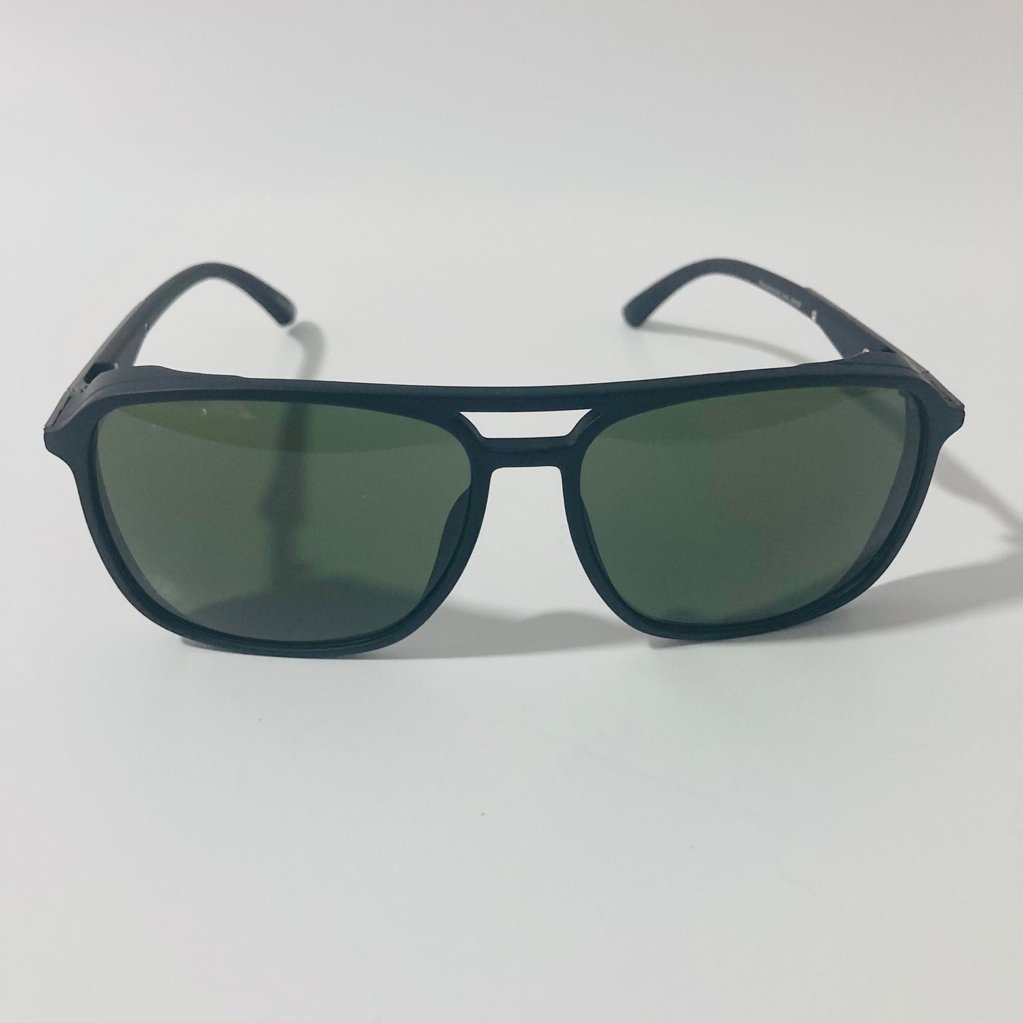 mens and womens green and black aviator sunglasses