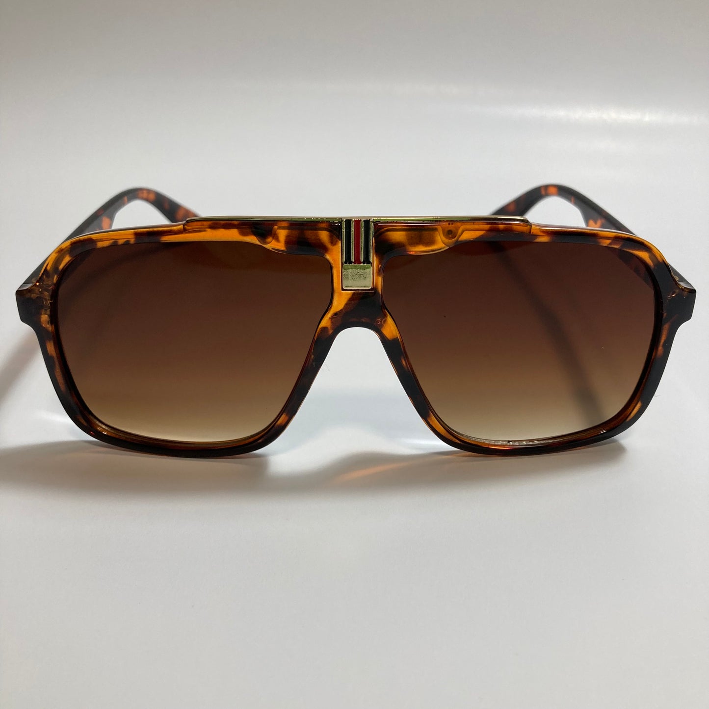 brown aviator sunglasses
