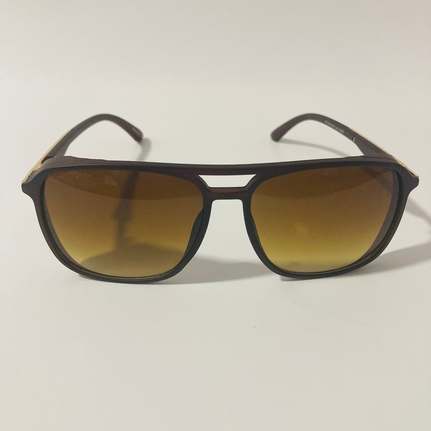 mens and womens brown aviator sunglasses