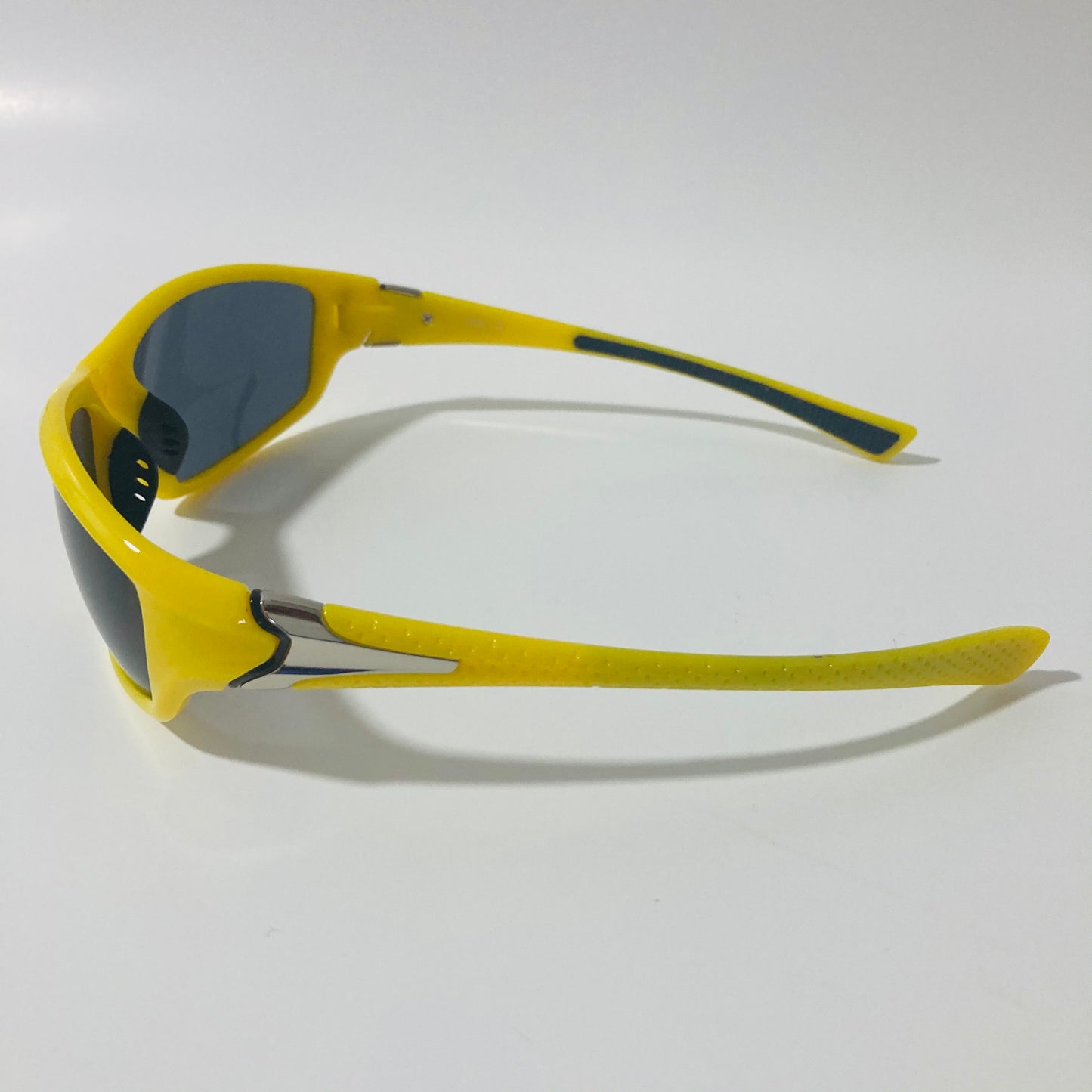 mens and womens yellow and black wrap around sunglasses