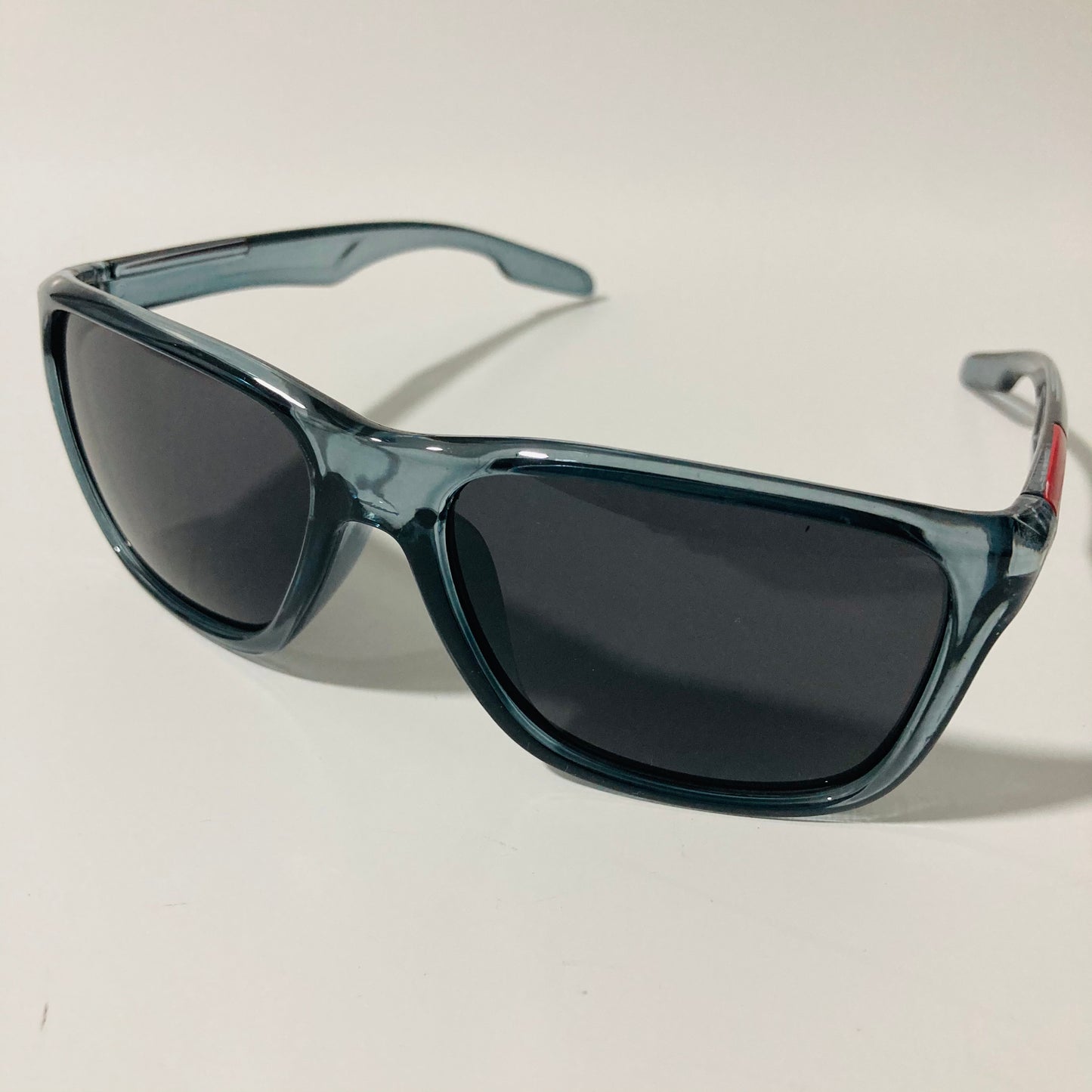 mens gray and black square sunglasses