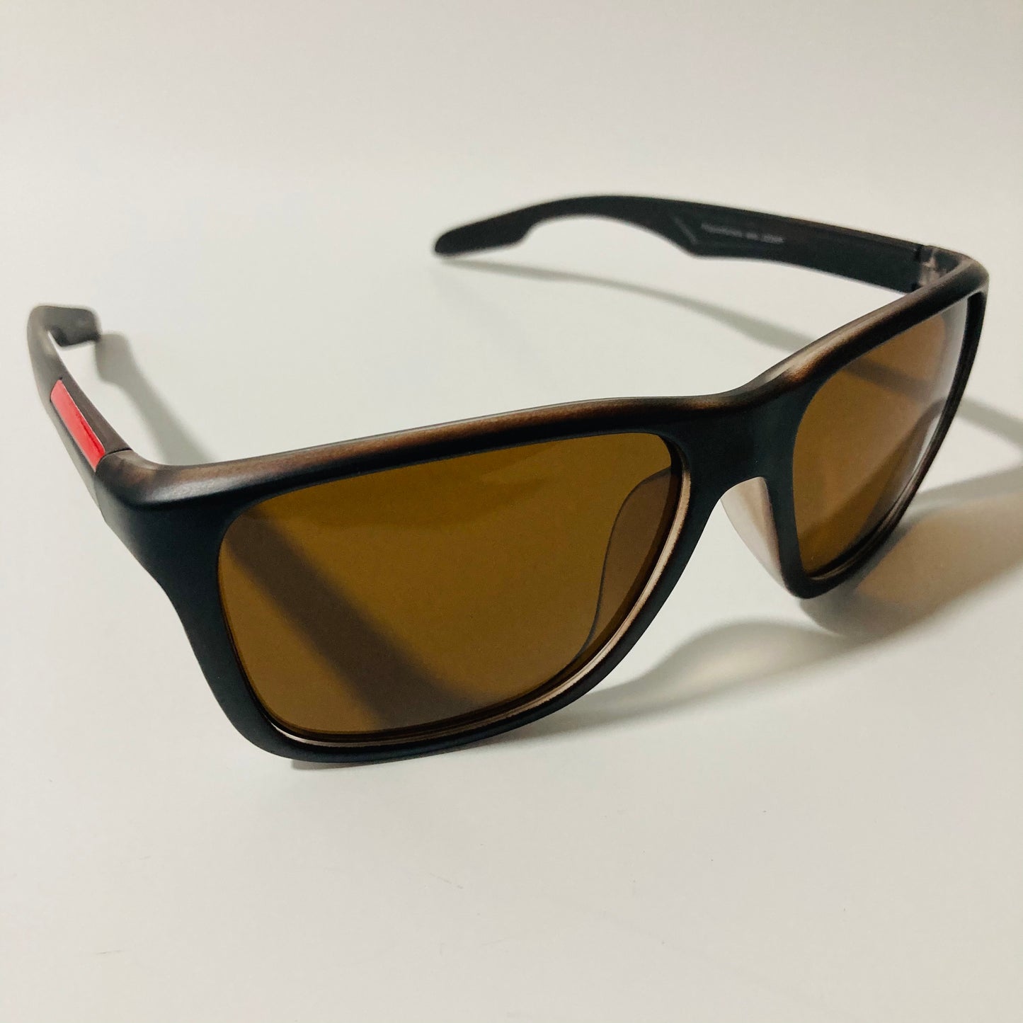 mens brown and black square sunglasses