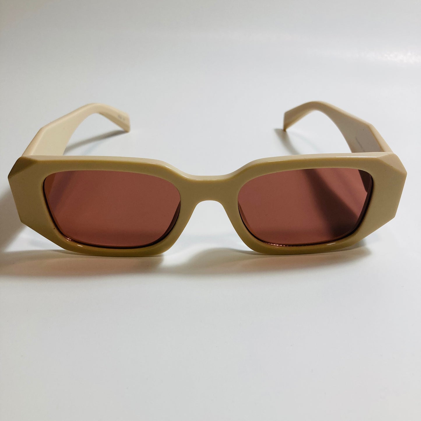mens and womens pink square sunglasses