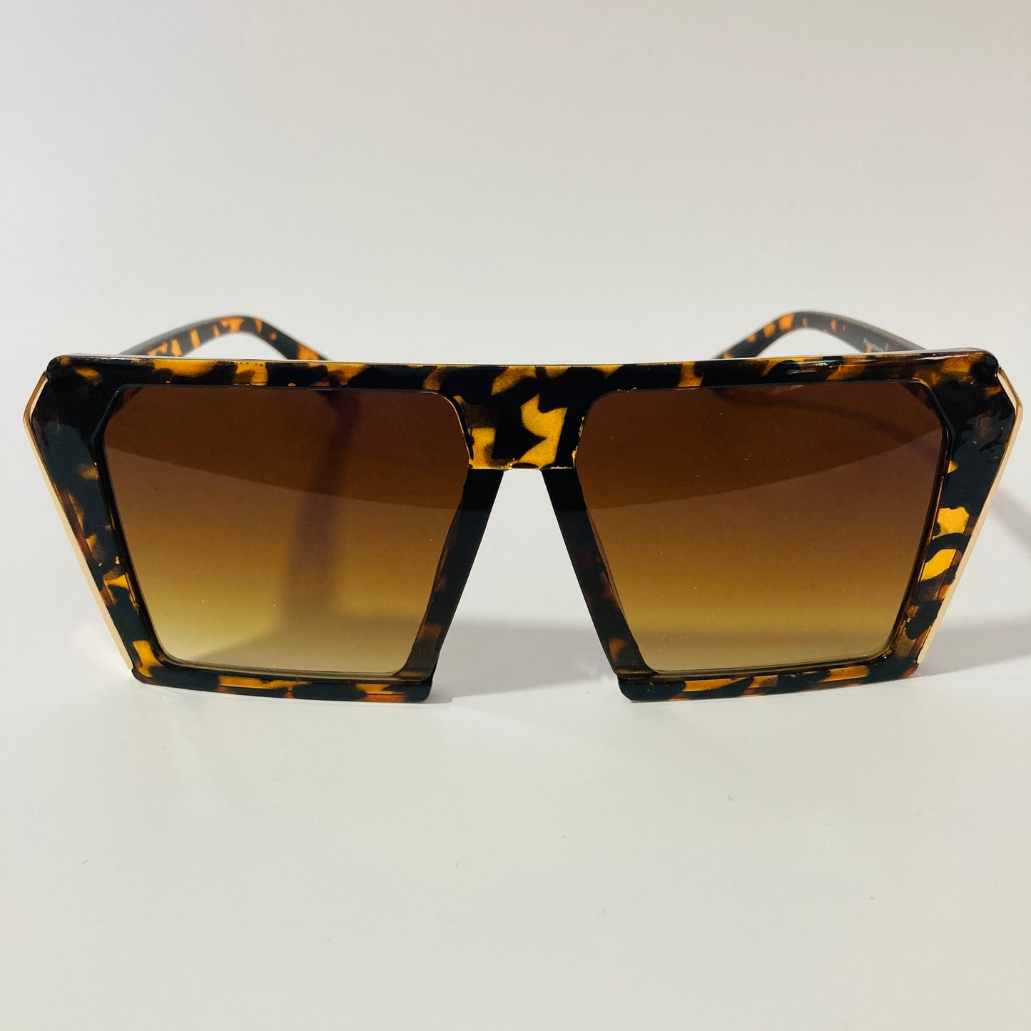 womens oversize brown shield sunglasses