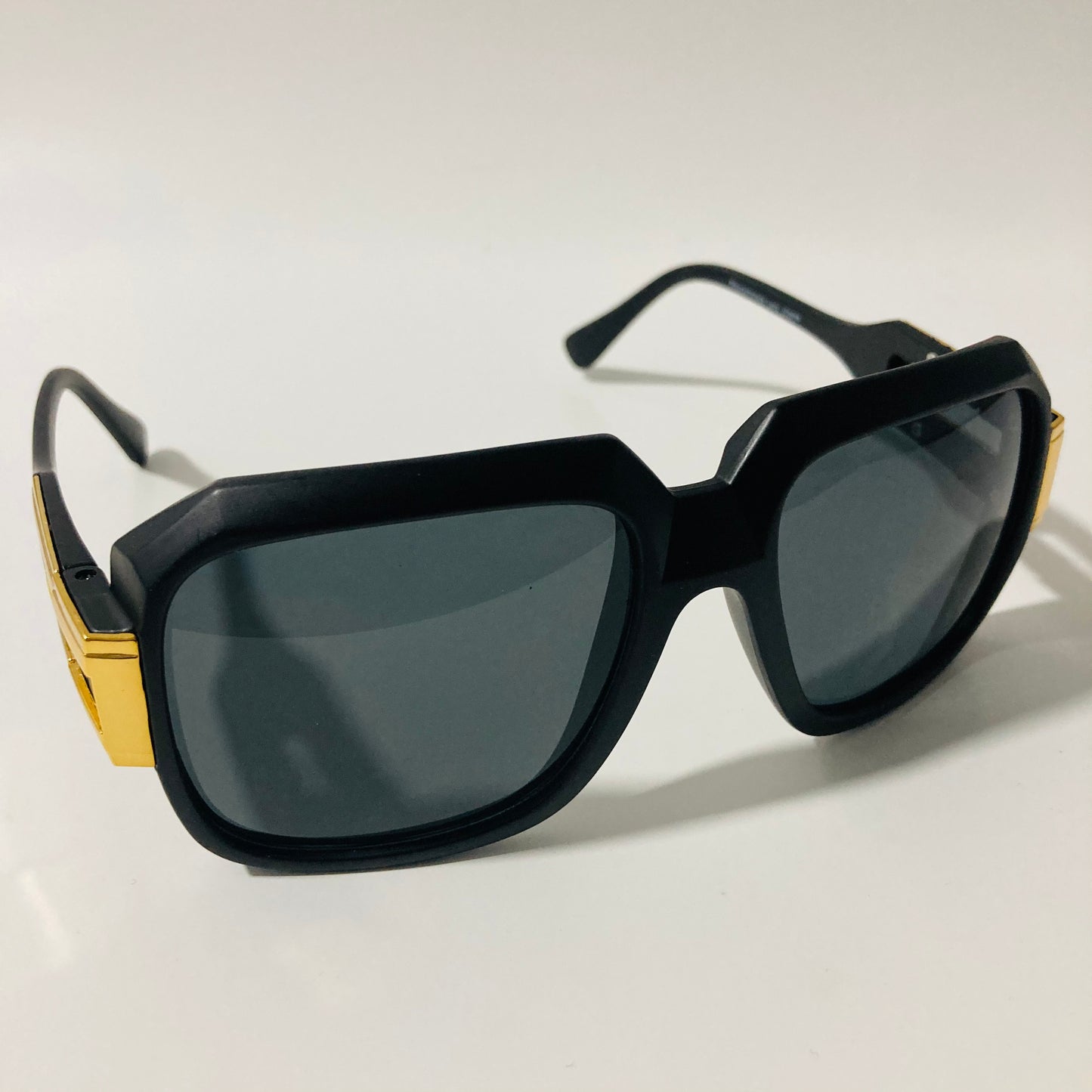 mens and womens black and gold gazelle sunglasses