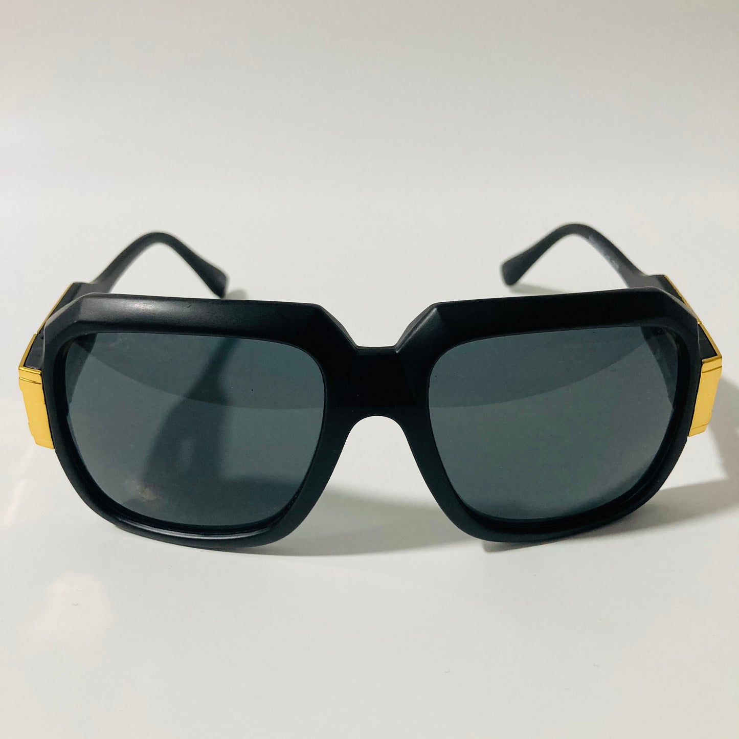mens and womens black and gold gazelle sunglasses