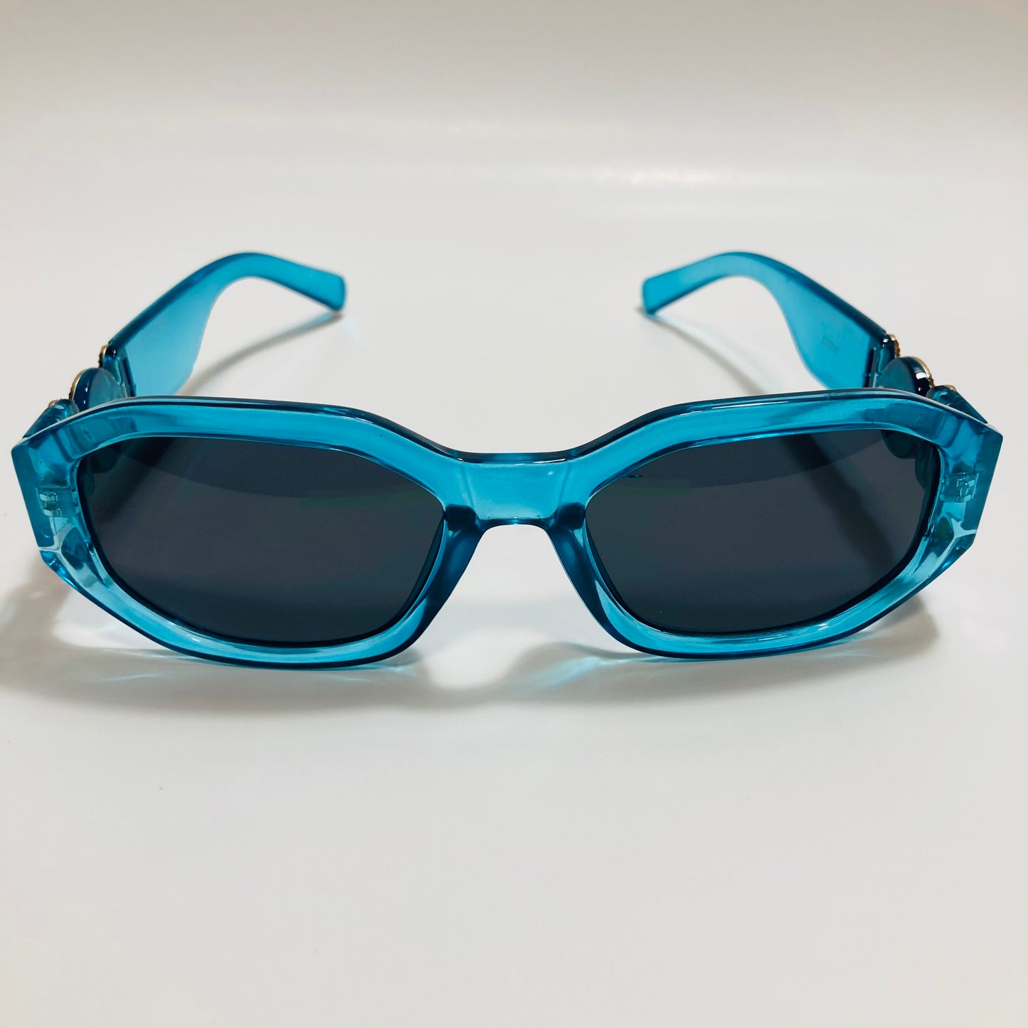 mens and womens blue and black biggie sunglasses