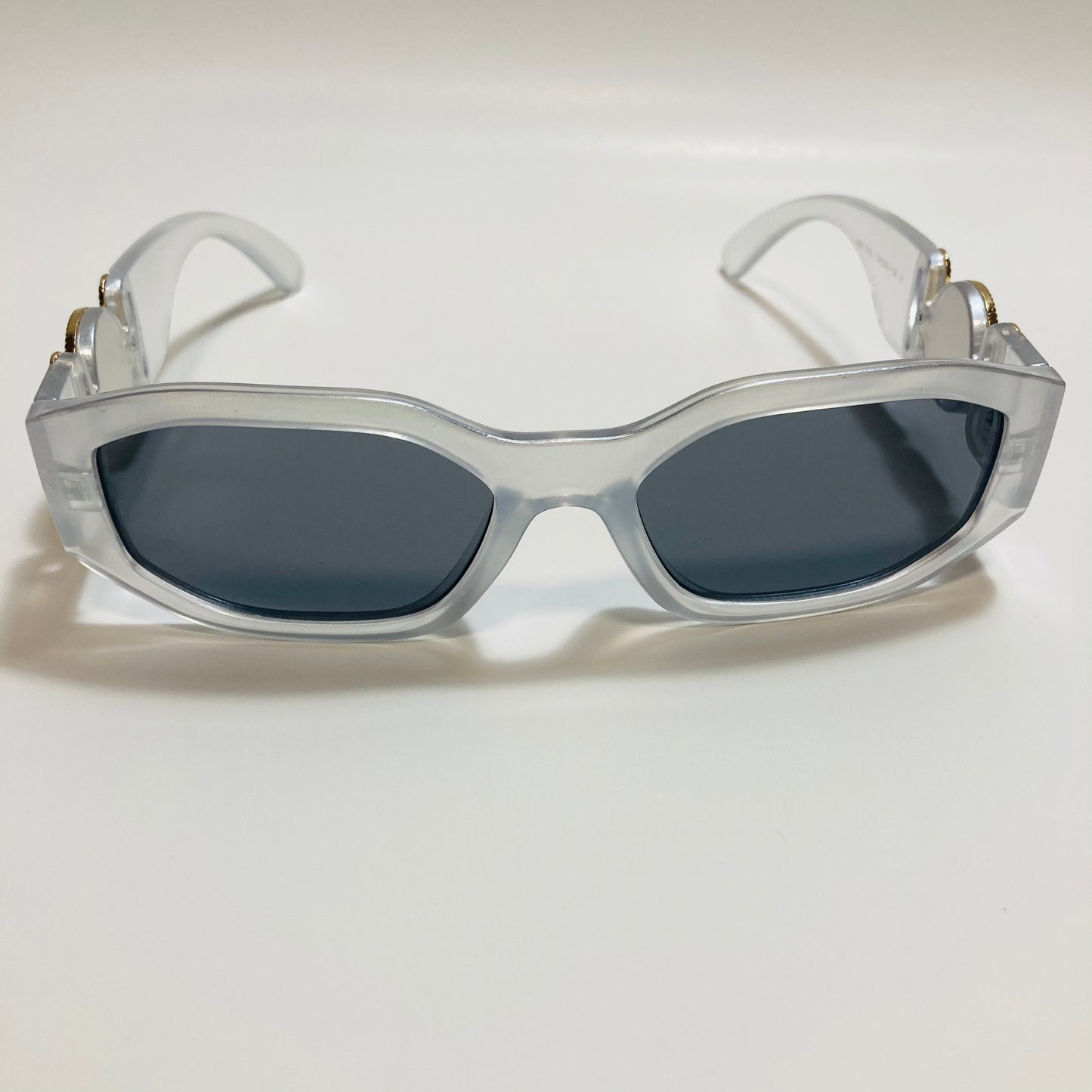 mens and womens white and black biggie sunglasses