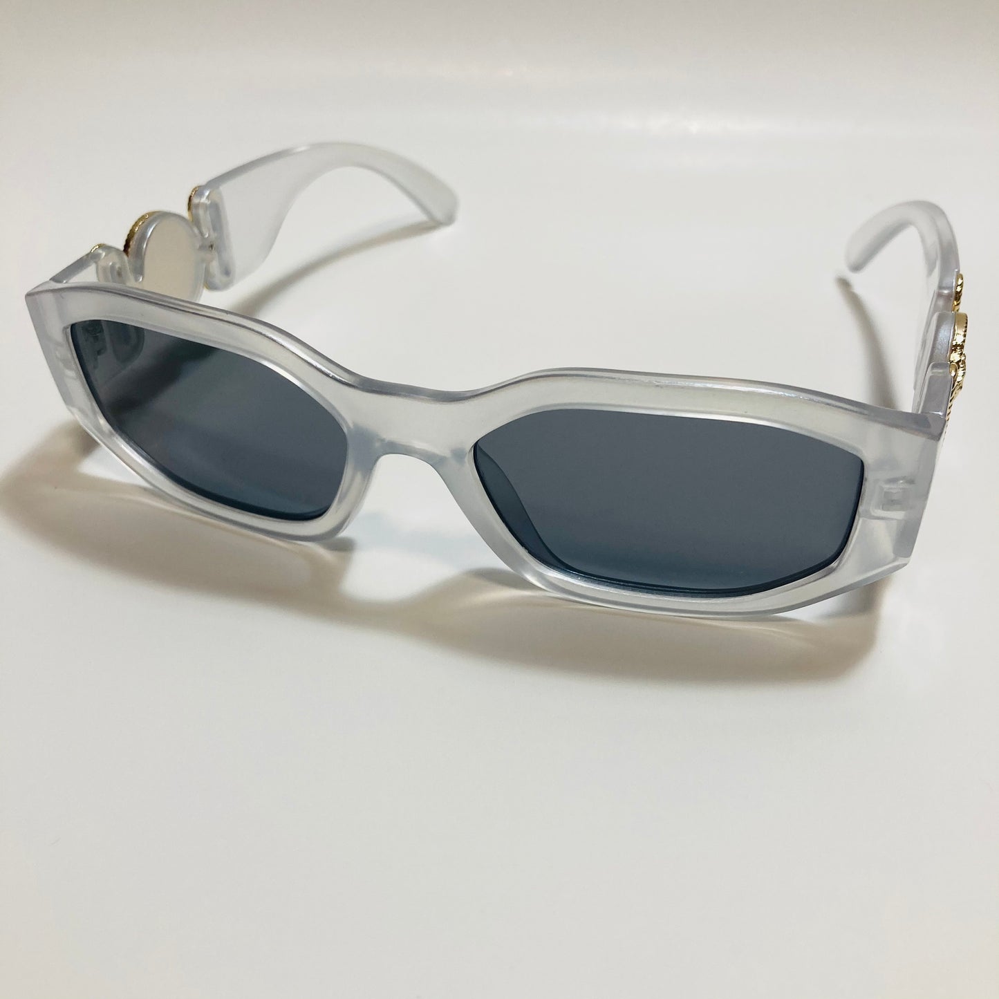 mens and womens white and black biggie sunglasses