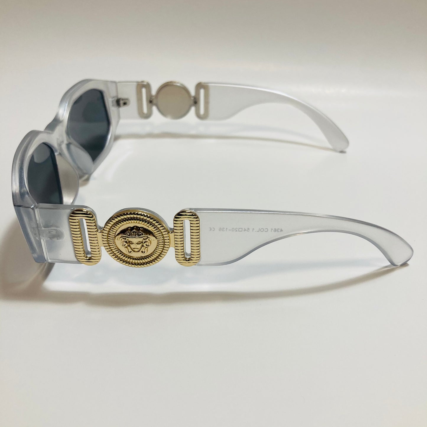 mens and womens white and black biggie sunglasses