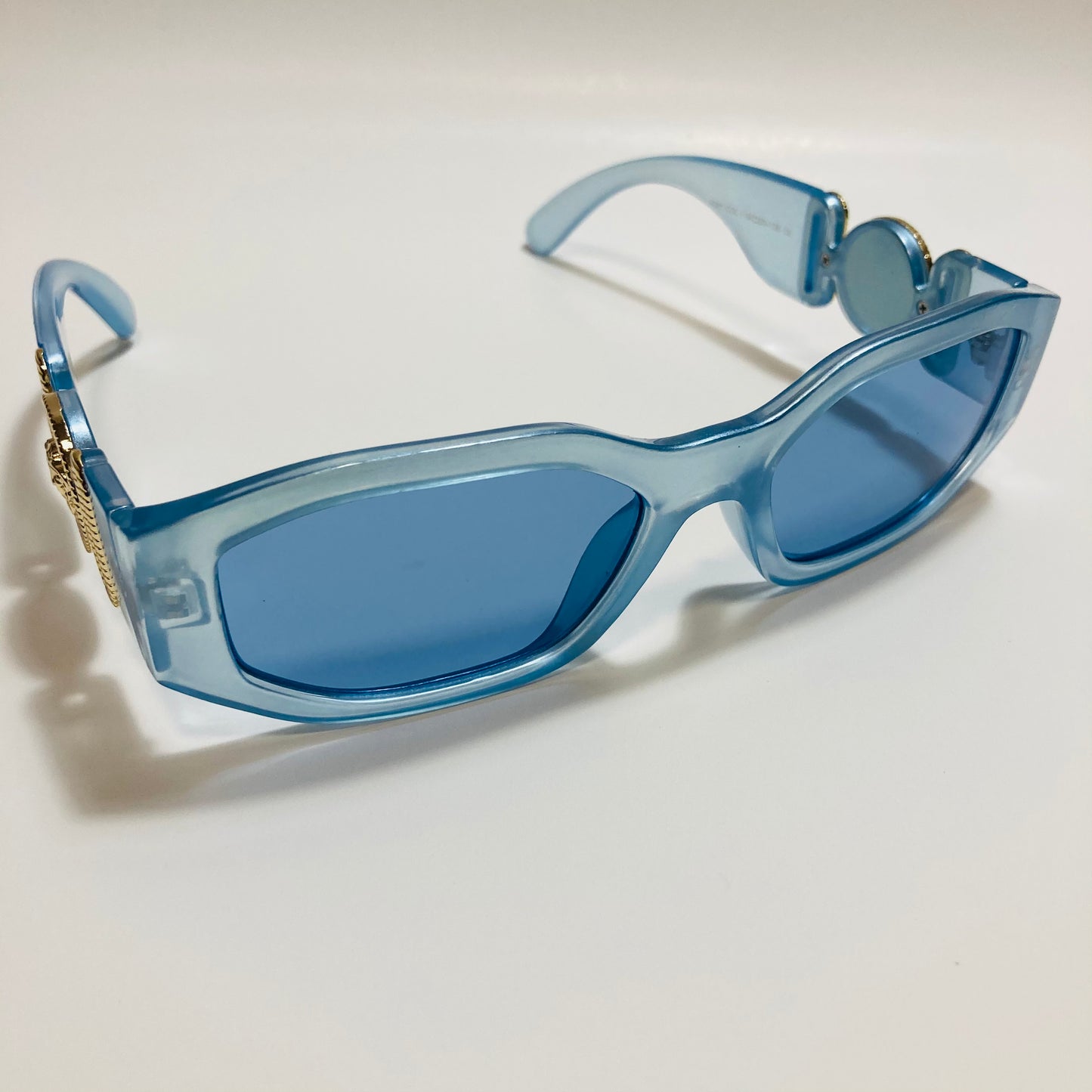 mens and womens baby blue biggie sunglasses