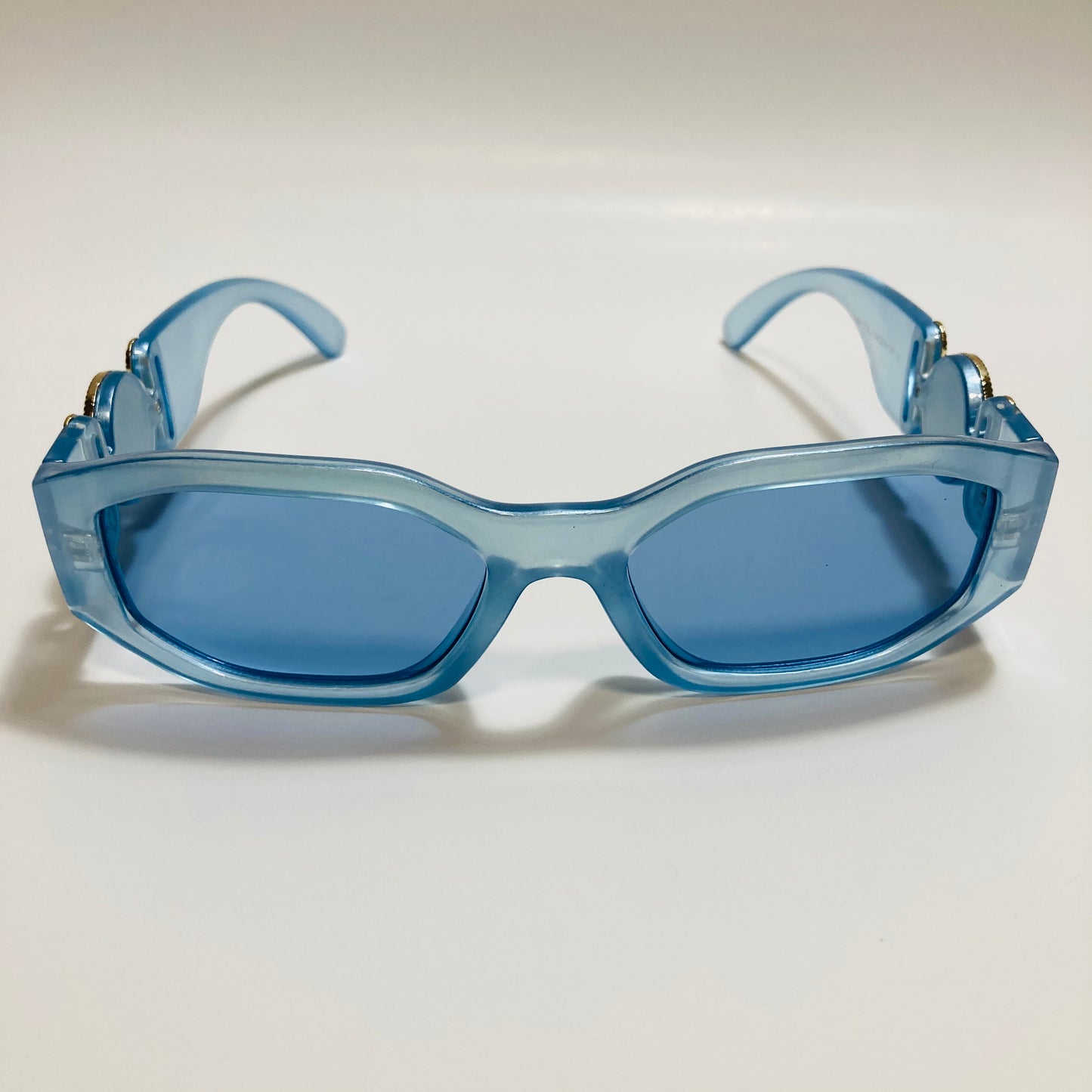 mens and womens baby blue biggie sunglasses