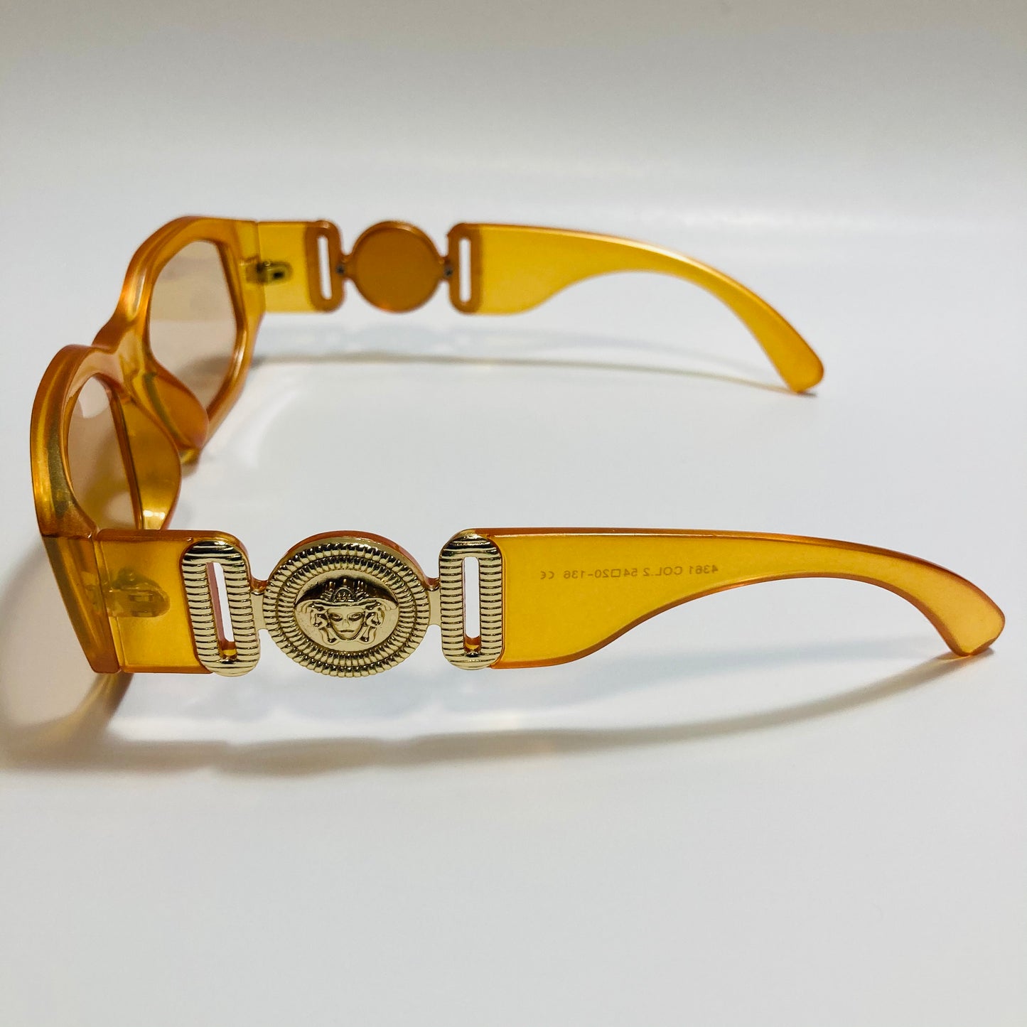 mens and womens orange biggie sunglasses