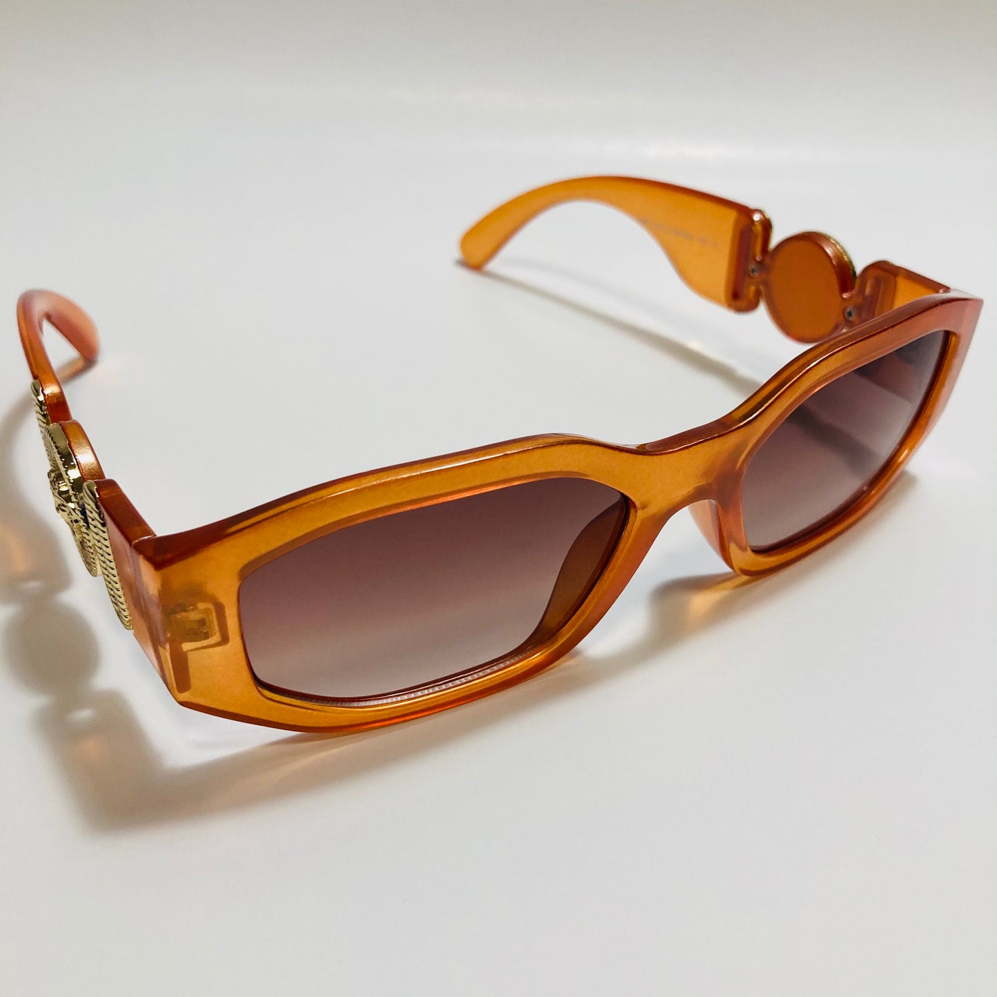 mens and womens orange biggie sunglasses