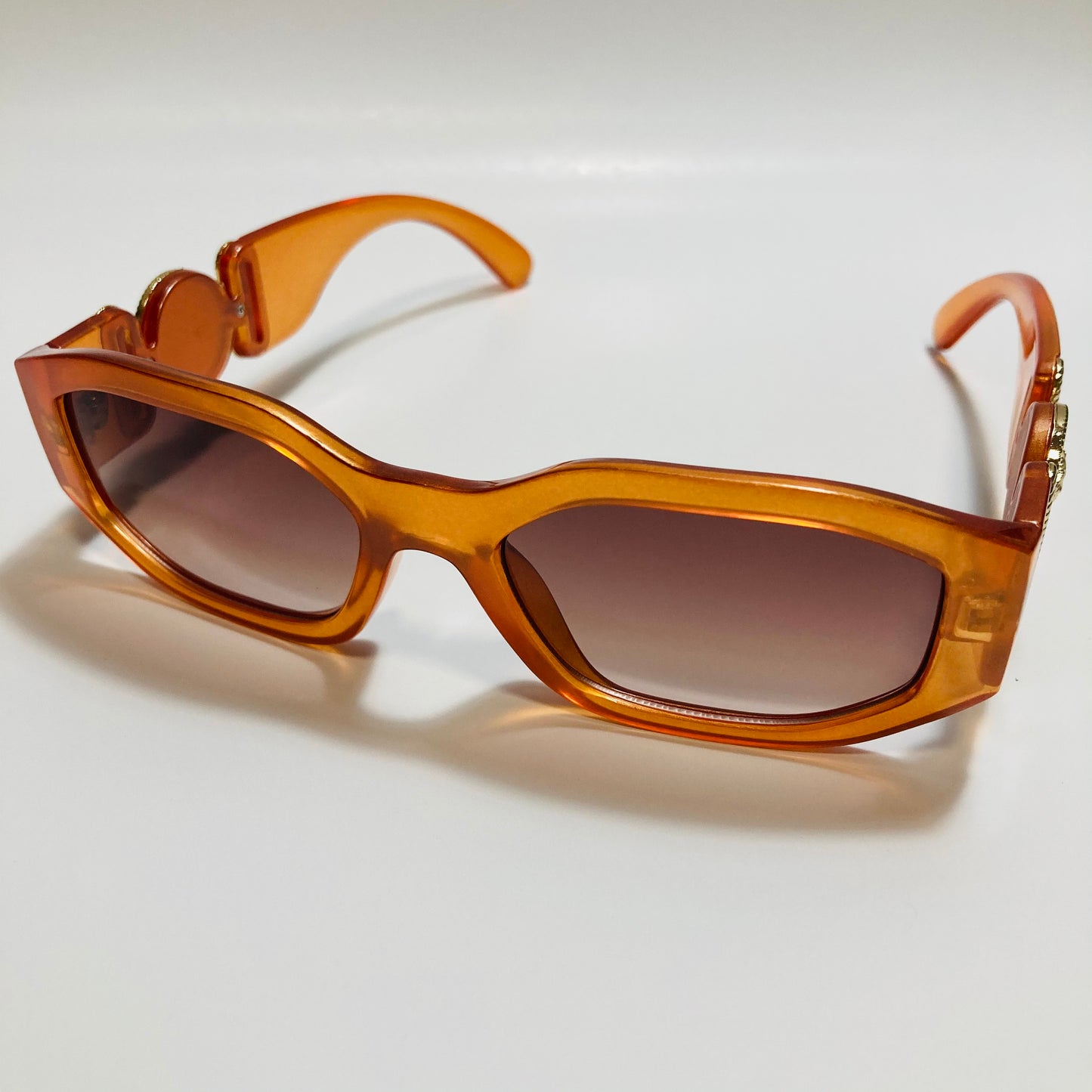 mens and womens orange biggie sunglasses