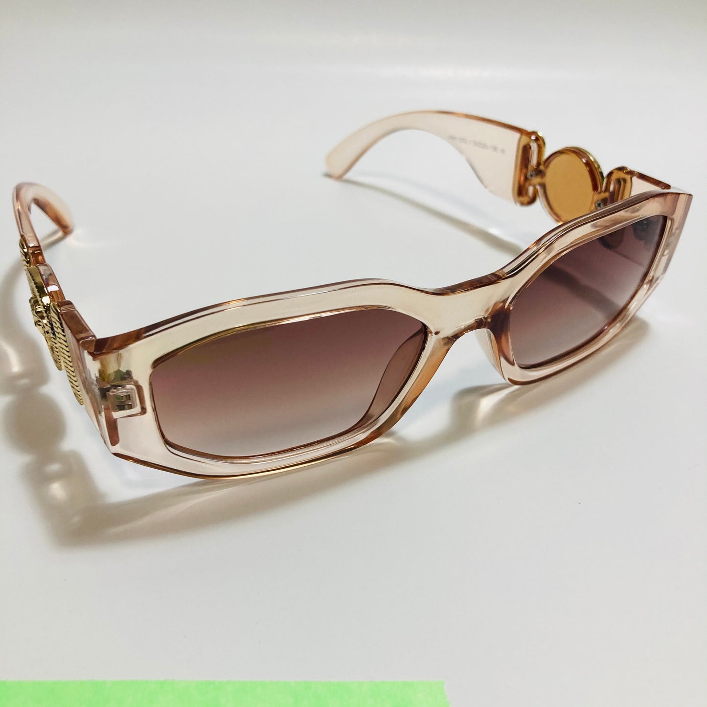 mens and womens tan biggie sunglasses