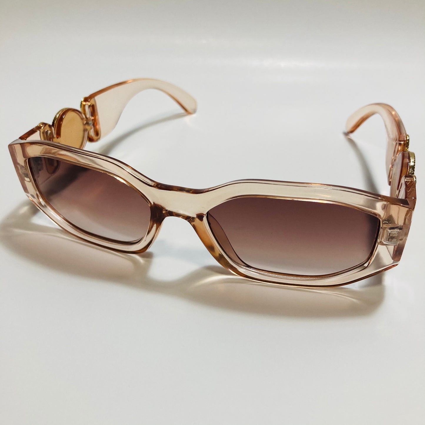 mens and womens tan biggie sunglasses
